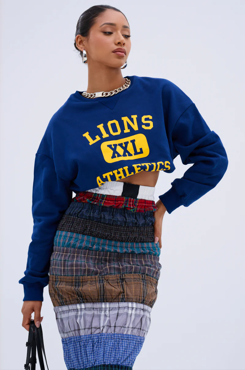 CHICAGO ATHLETIC CROP SWEATSHIRT - Image 2