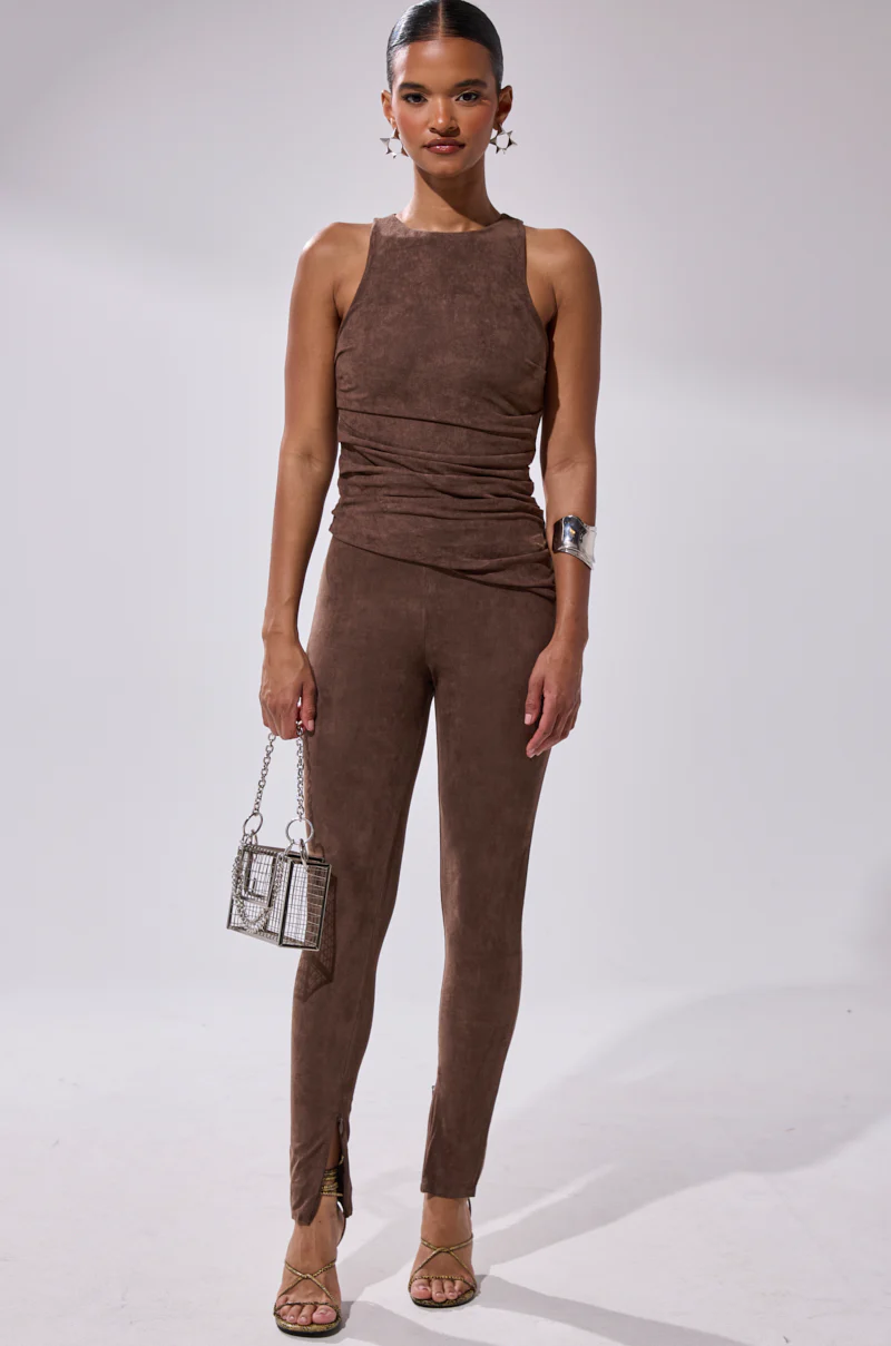 CHOCOLATE HEAVEN SUEDE LEGGING - Image 6