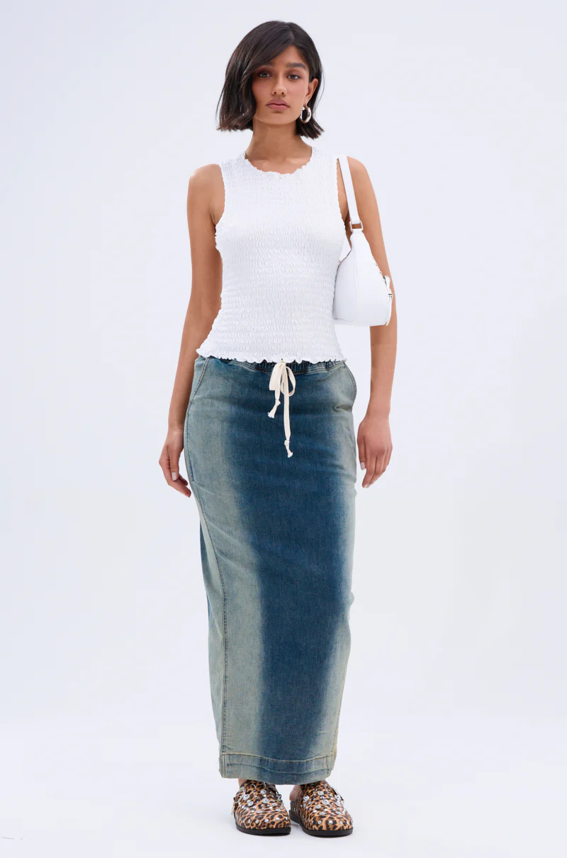 CHLOE OPEN BACK & SMOCKED BODY TOP - Image 8