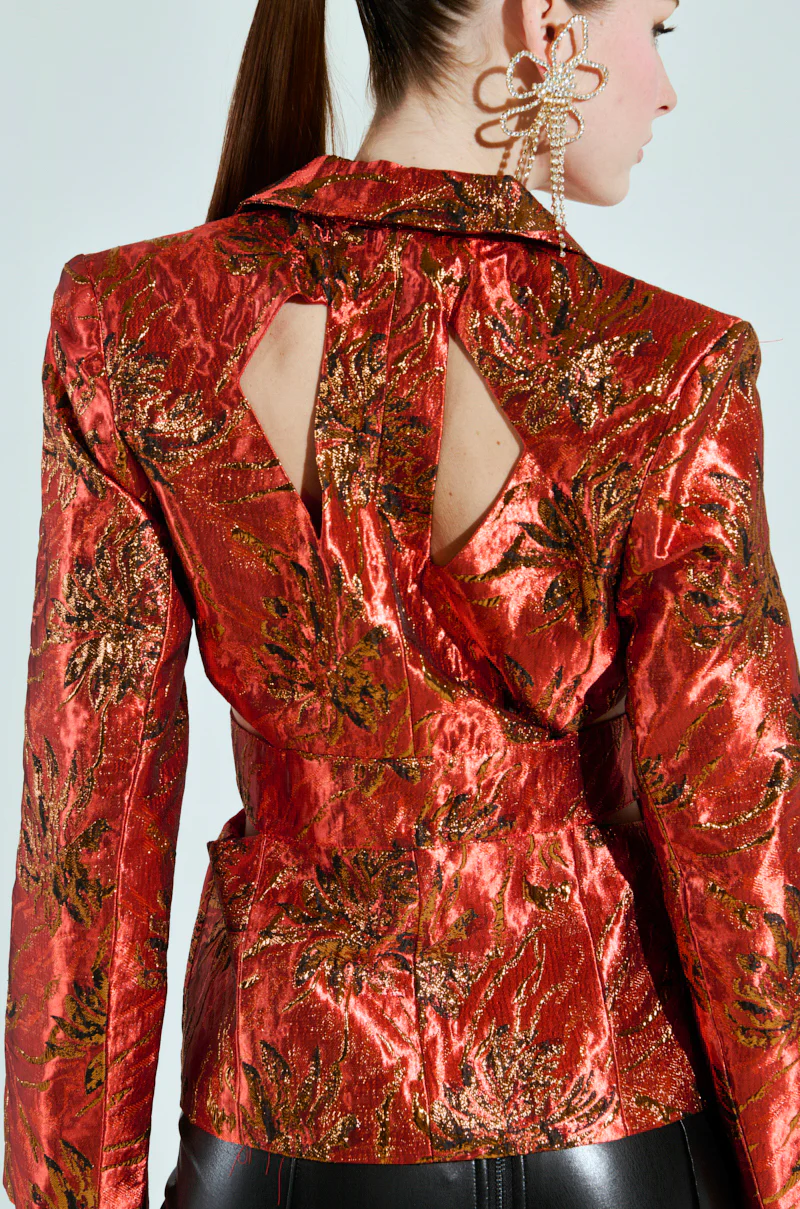 COCKTAIL HOUR CUT-OUT BLAZER - Image 10