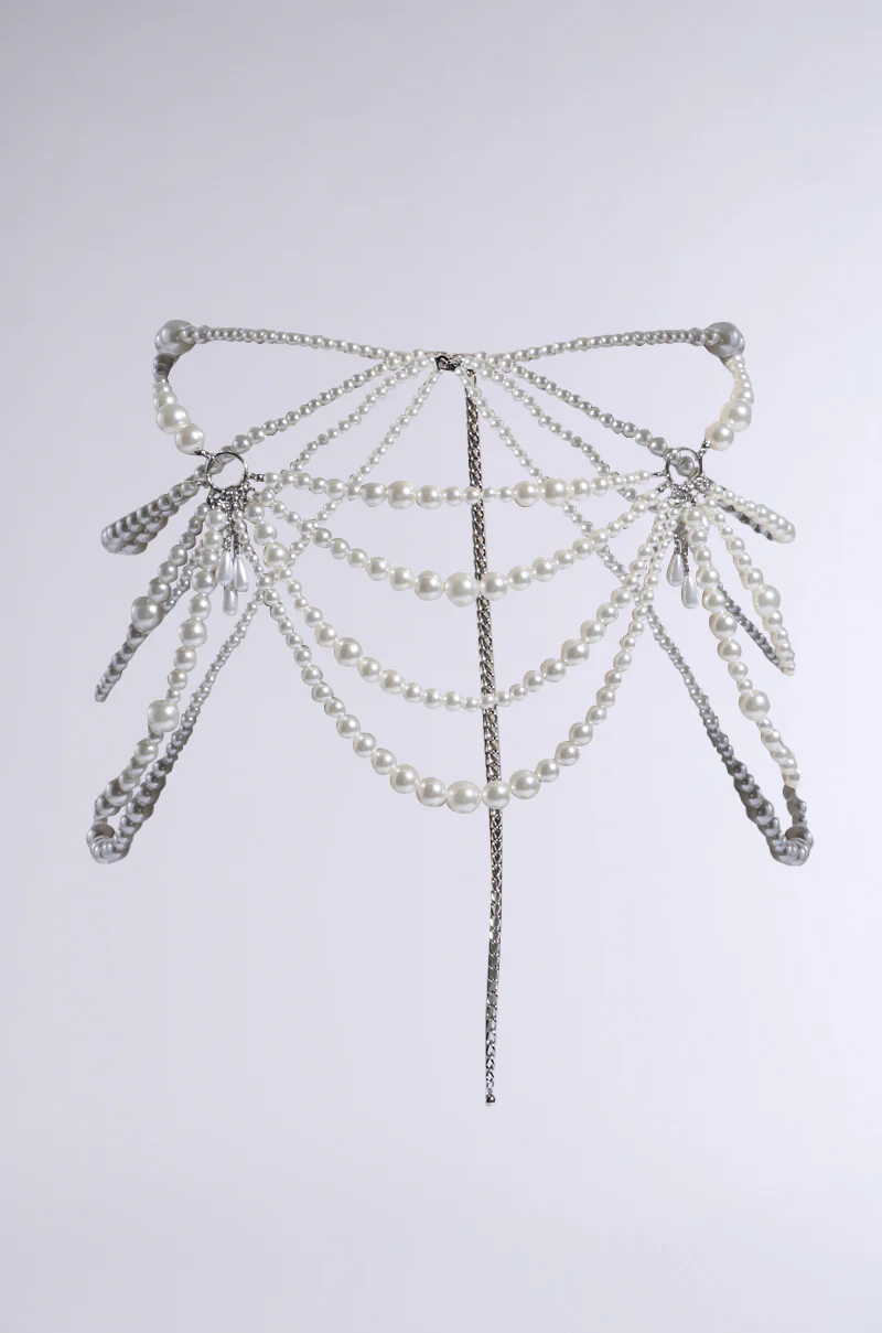 COCO PEARL CHAIN BELT