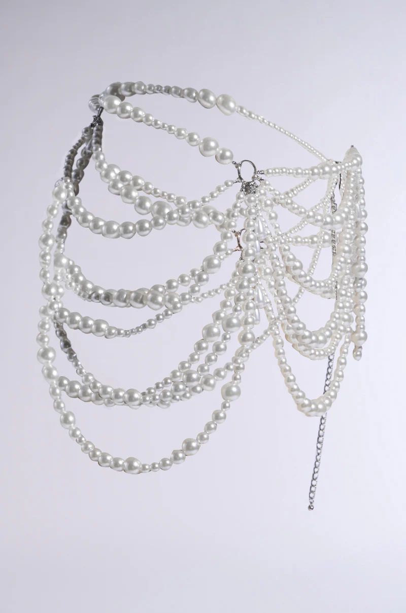 COCO PEARL CHAIN BELT - Image 3