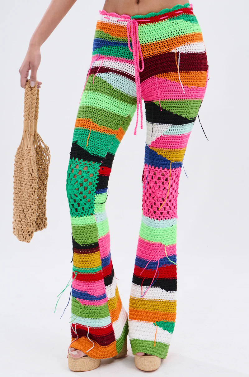 COLORED HEART CROCHET PANT - Image 3