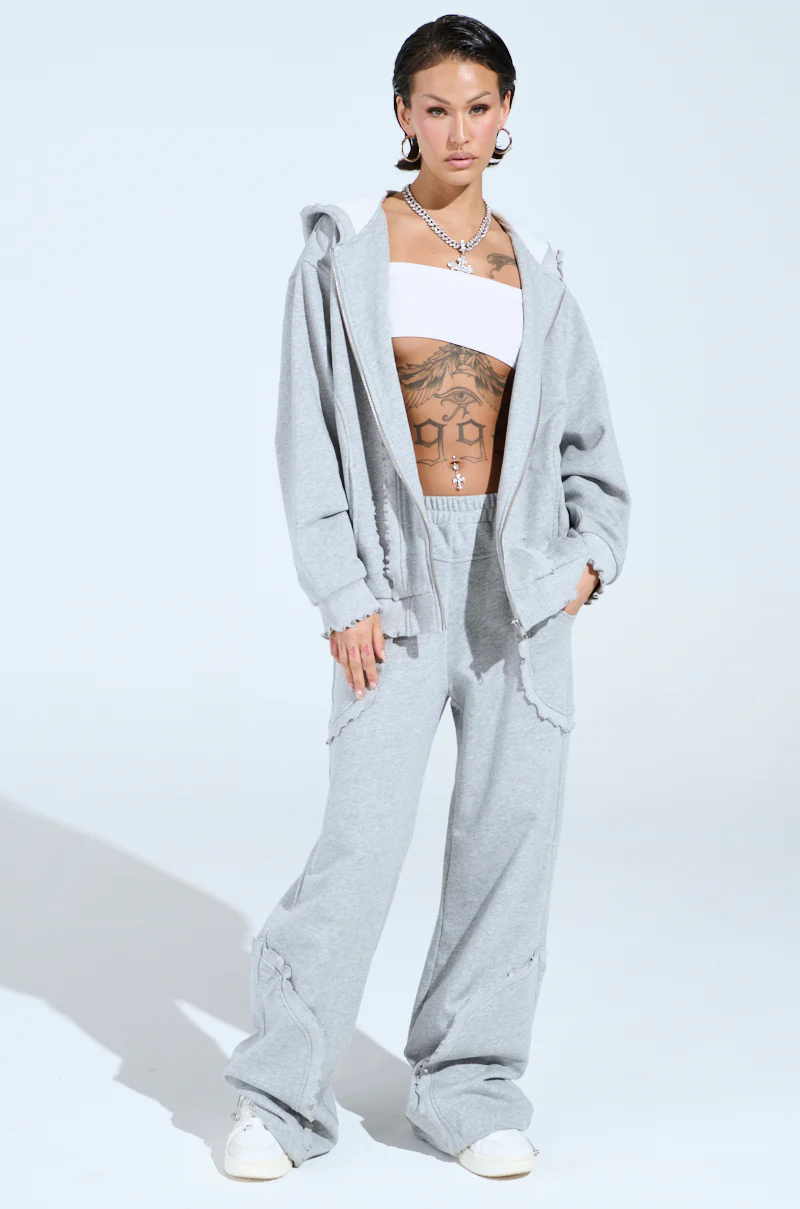 COME CHILL WITH ME ZIP UP SWEATSHIRT - Image 5