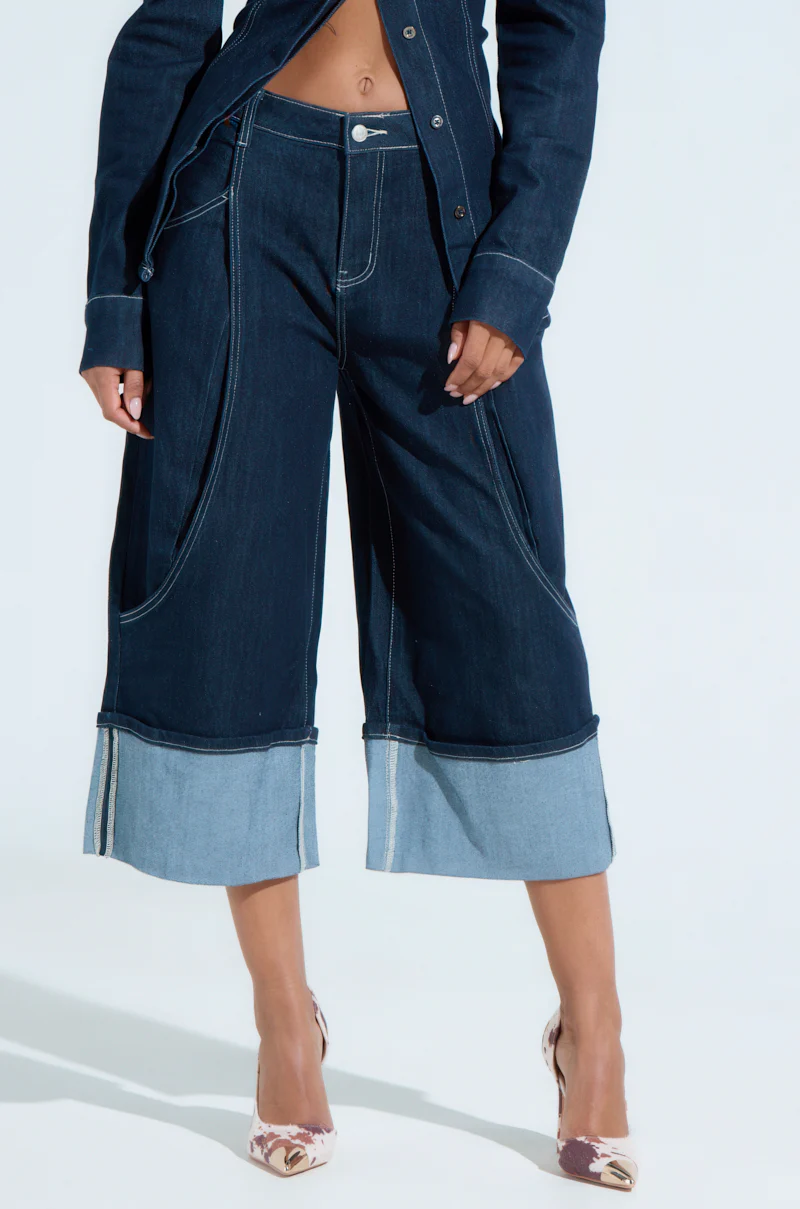 COME WITH ME DENIM BERMUDA SHORT - Image 5