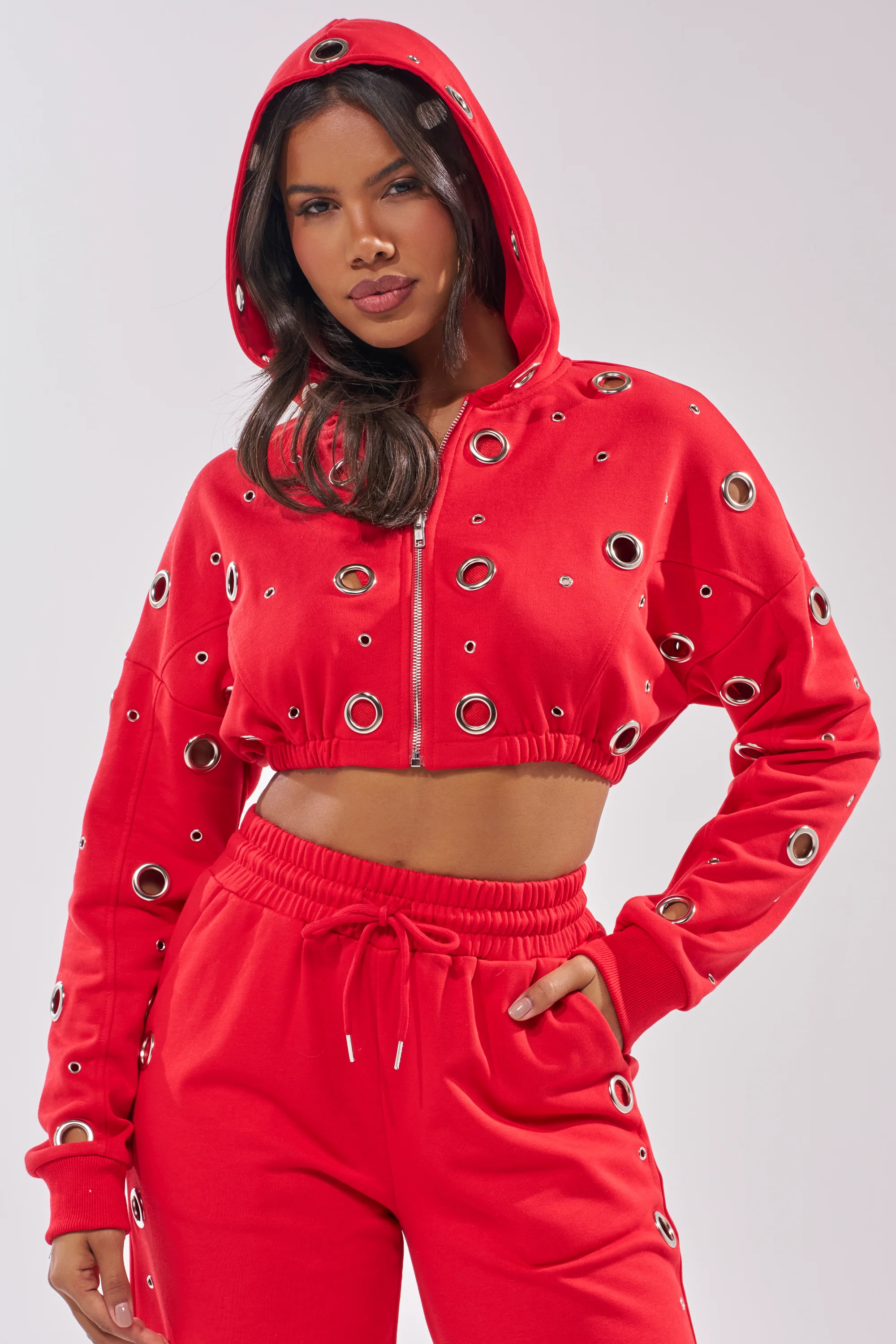 COMFY COZY CROPPED HOODIE - Image 6