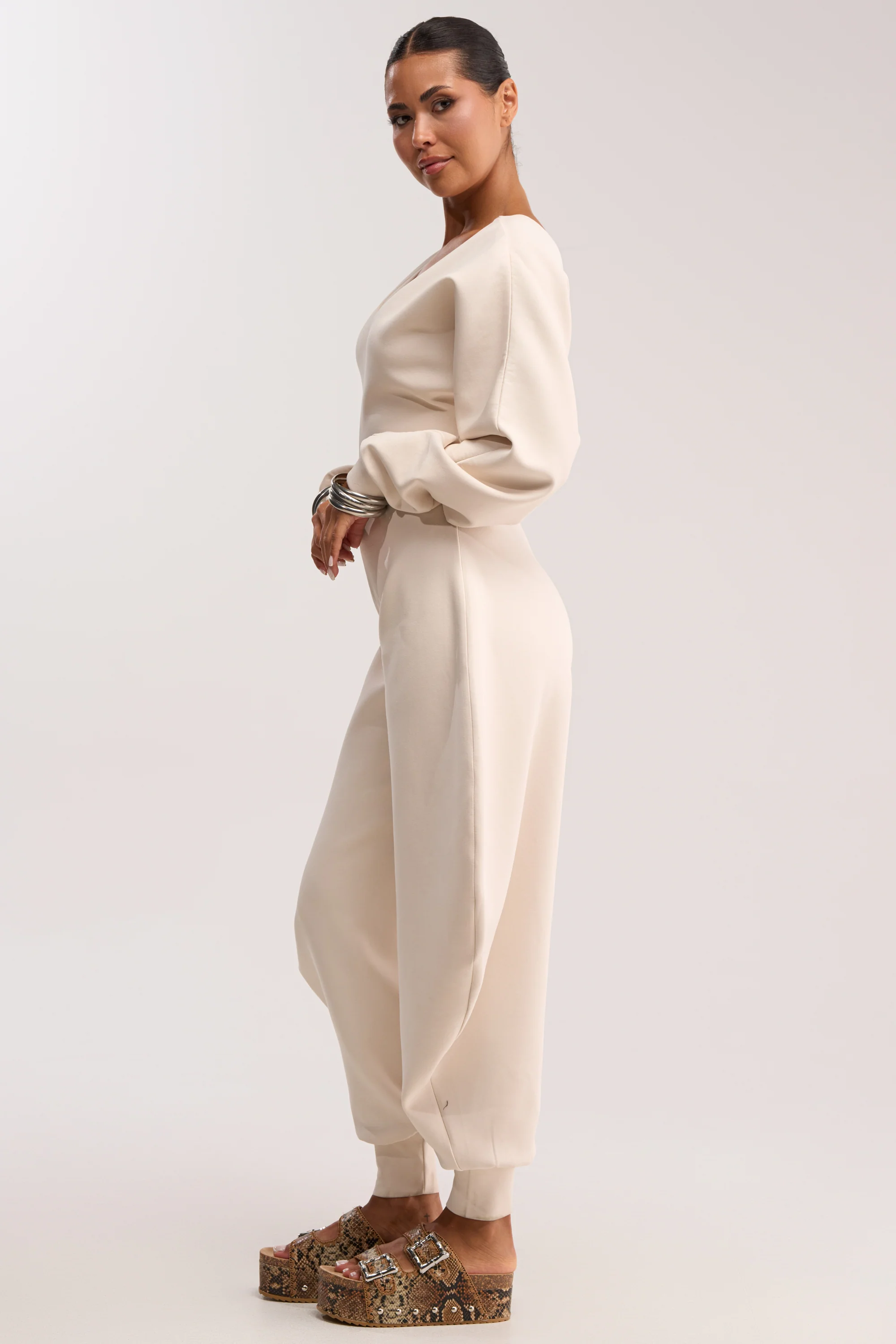 COMFY COZY JUMPSUIT IN IVORY - Image 3