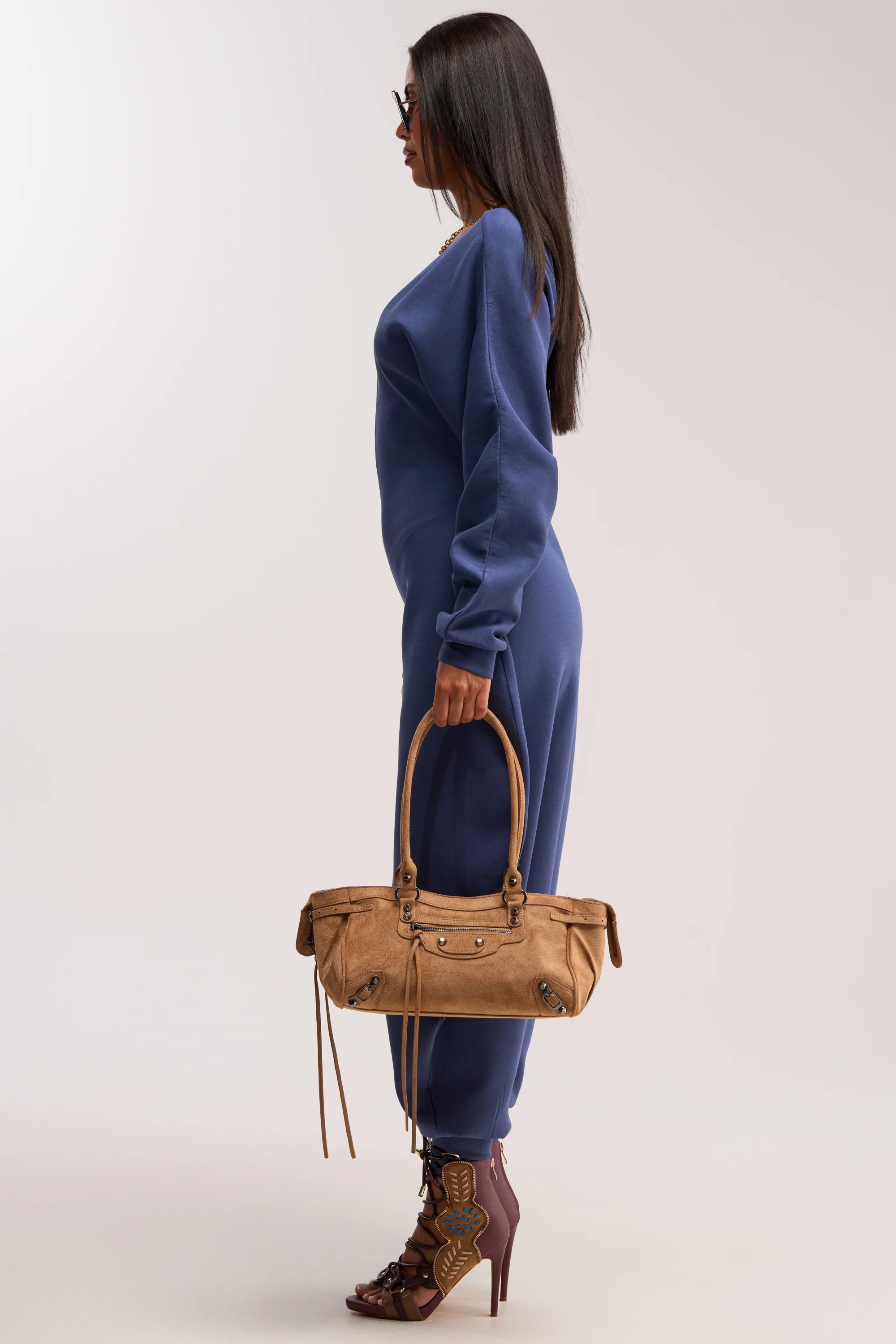 COMFY COZY JUMPSUIT IN NAVY - Image 3