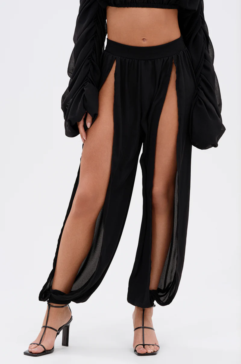 COOL WITH ME JOGGER WITH FRONT SLITS - Image 4
