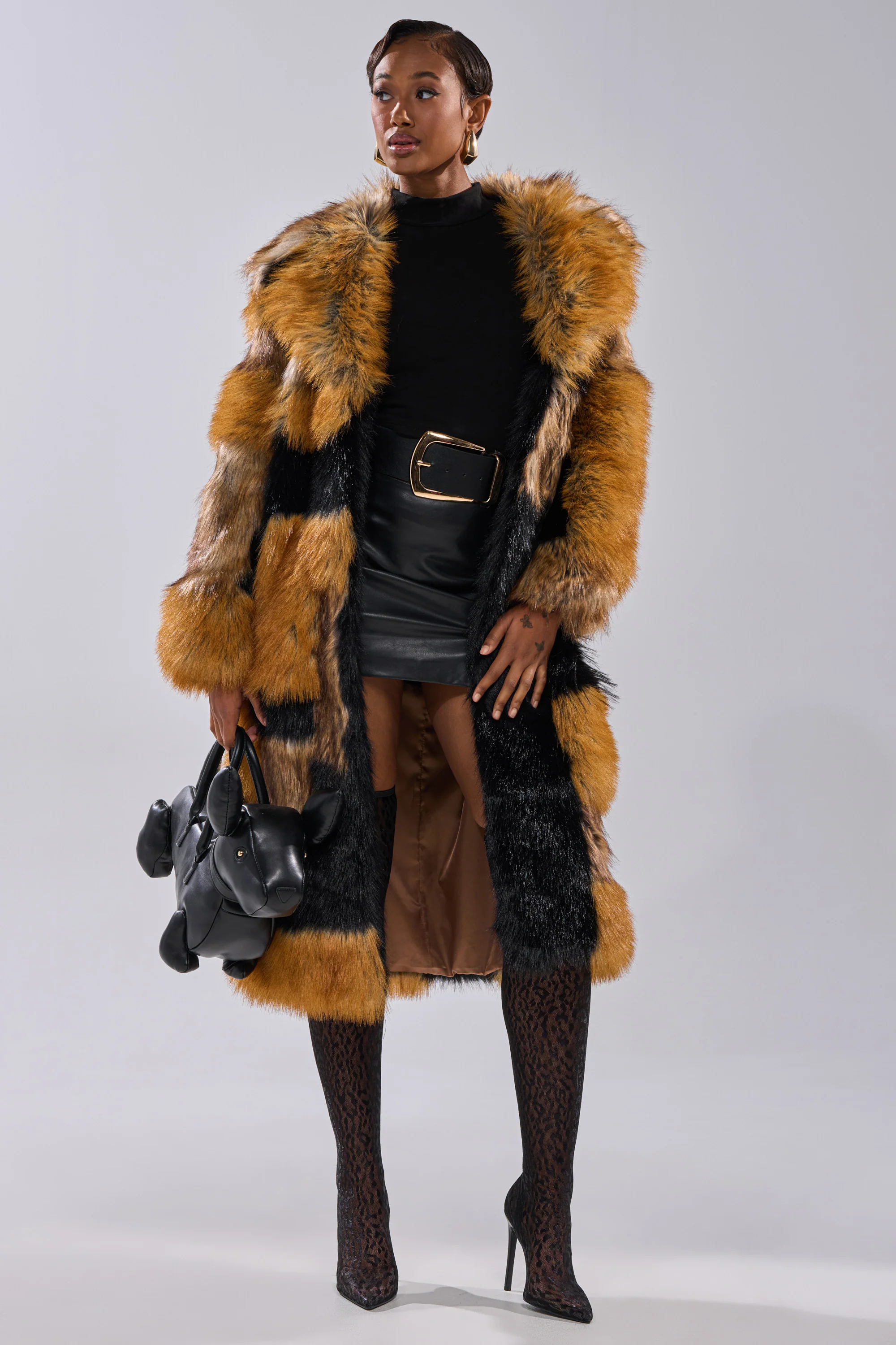 COSMO PATCHWORK FAUX FUR - Image 13