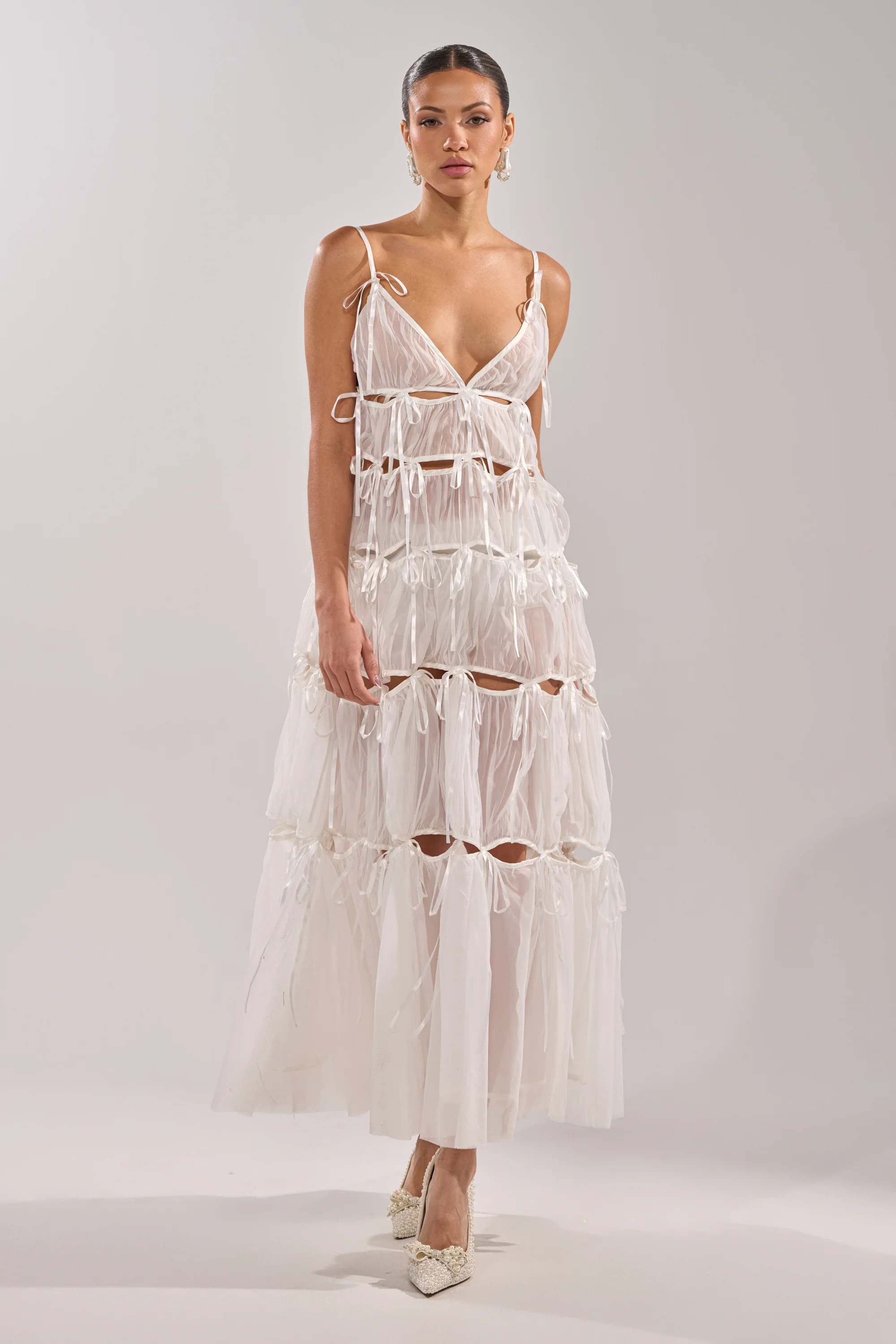 COULDN'T BE ME IF YOU TRIED TIE MAXI DRESS - Image 3
