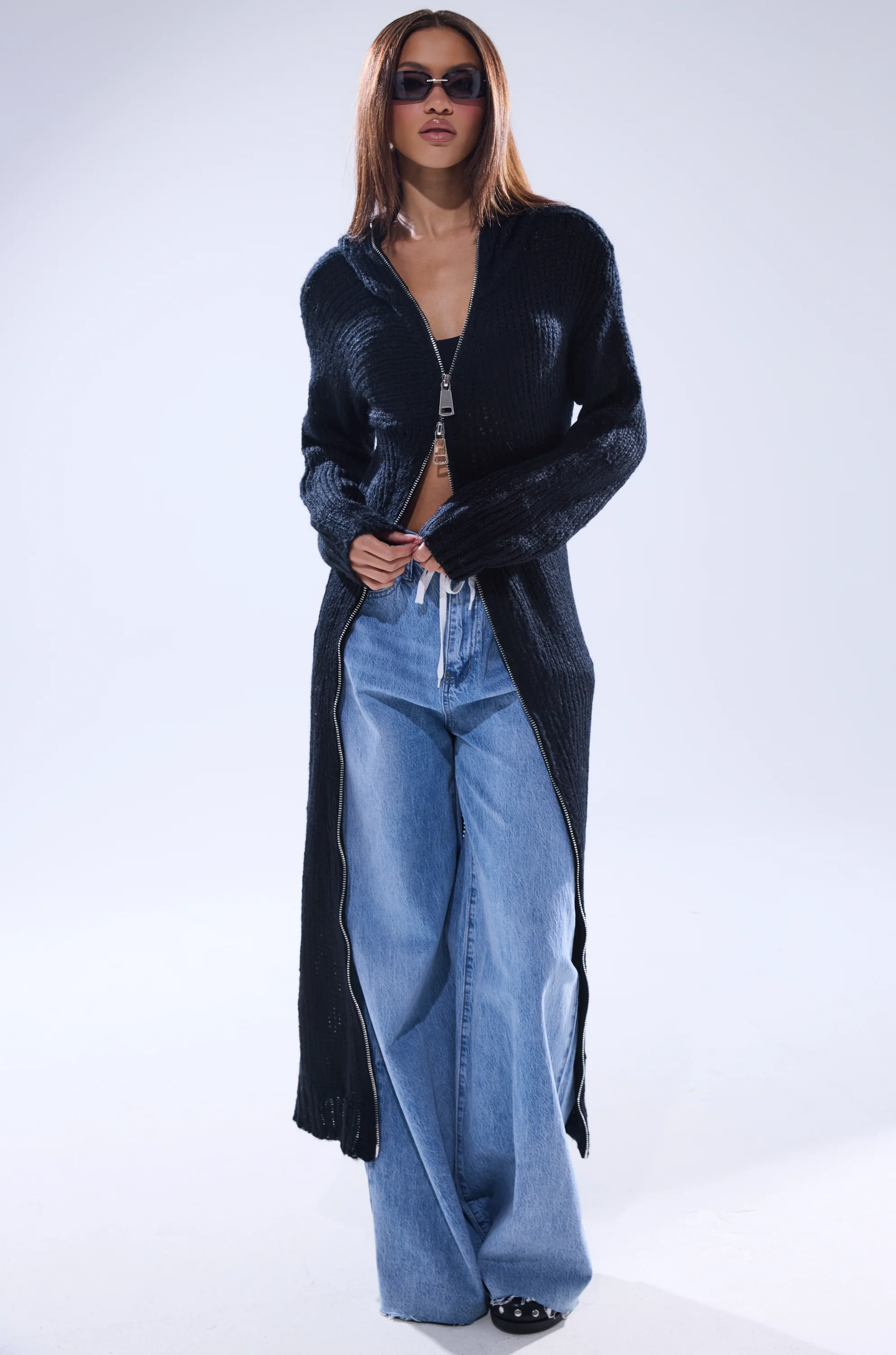 COZIEST GIRLY ZIP UP SWEATER - Image 5
