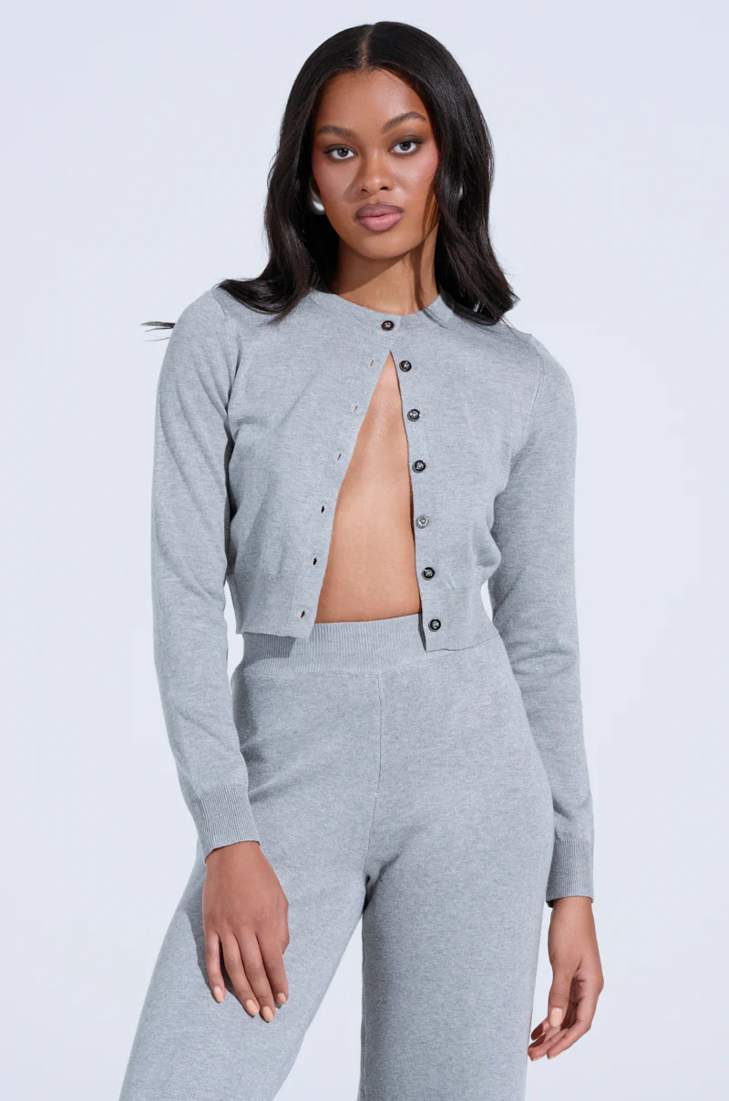 COZY LUXE CREW NECK CARDIGAN - Image 2
