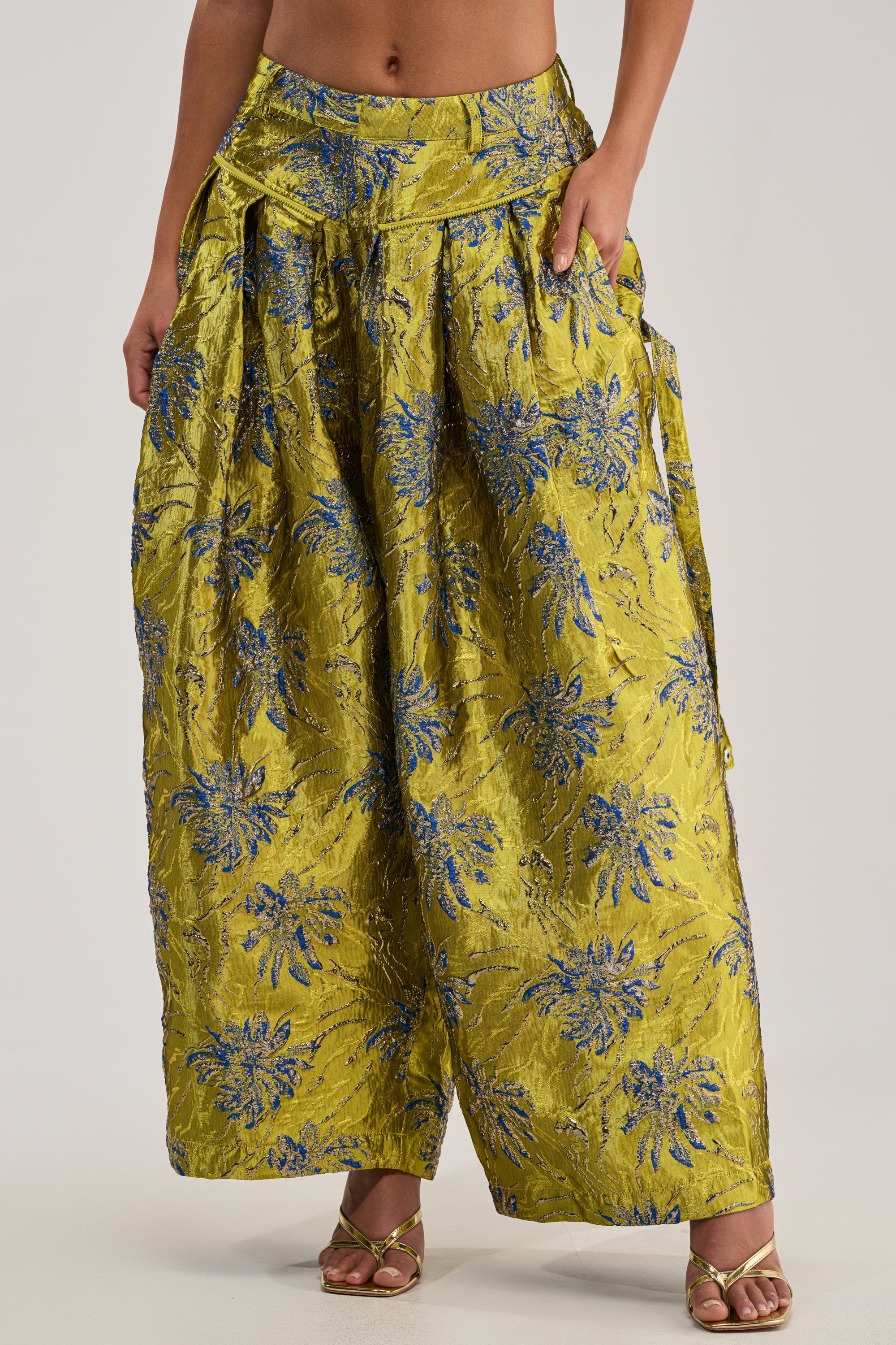 CRAZY FOR YOU BROCADE TROUSER - Image 3