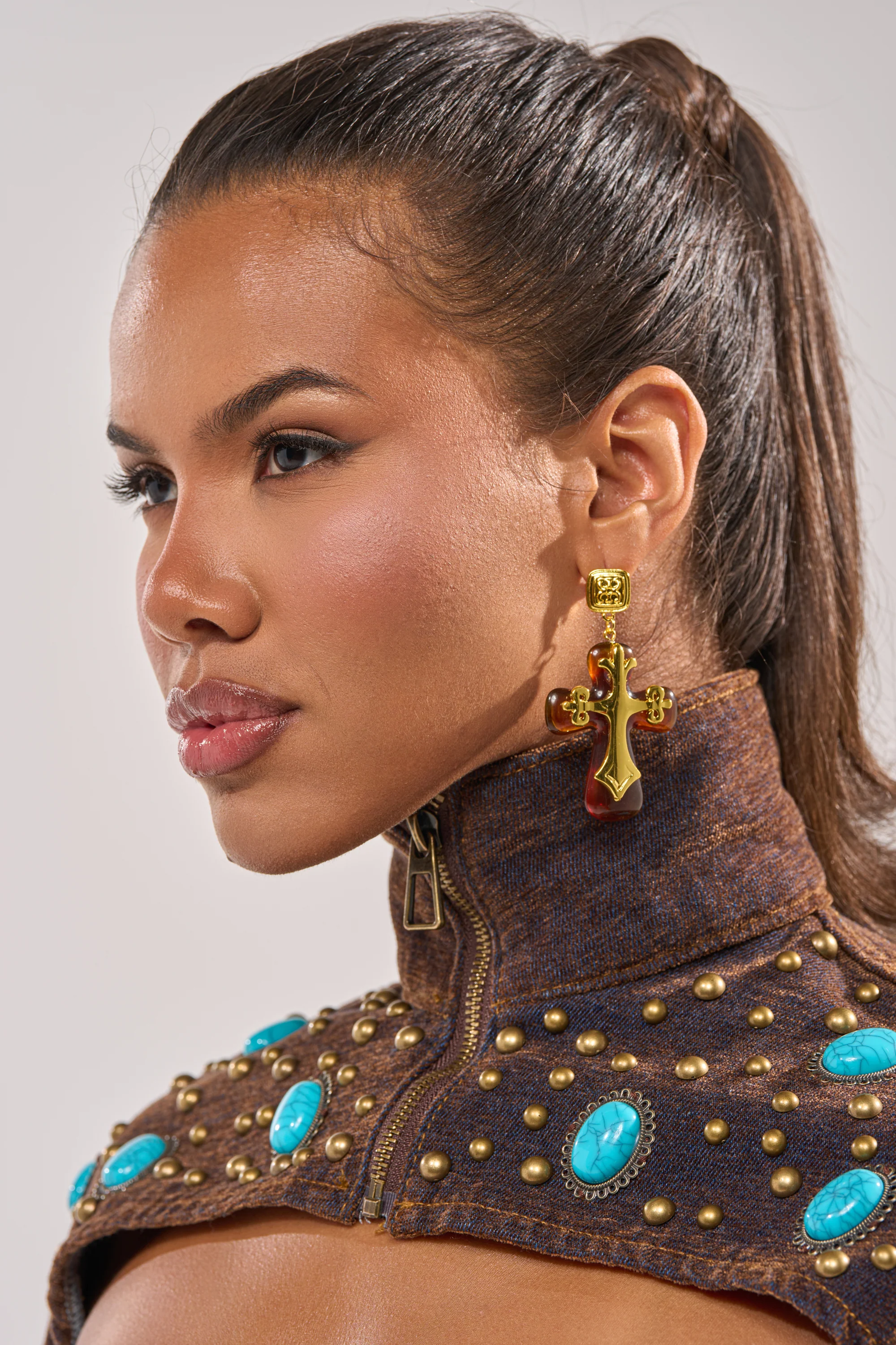 CROSS MY HEART EARRING - Image 2