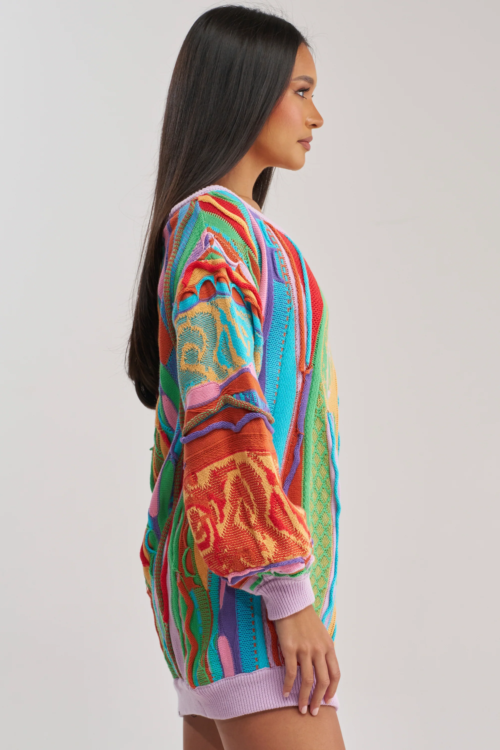 CROWD FAVORITE SWEATER MINI DRESS - Image 3