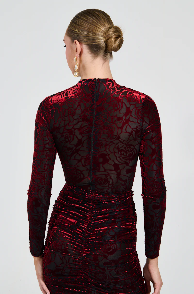 CUTE AS CAN BE BODYSUIT IN RED - Image 4