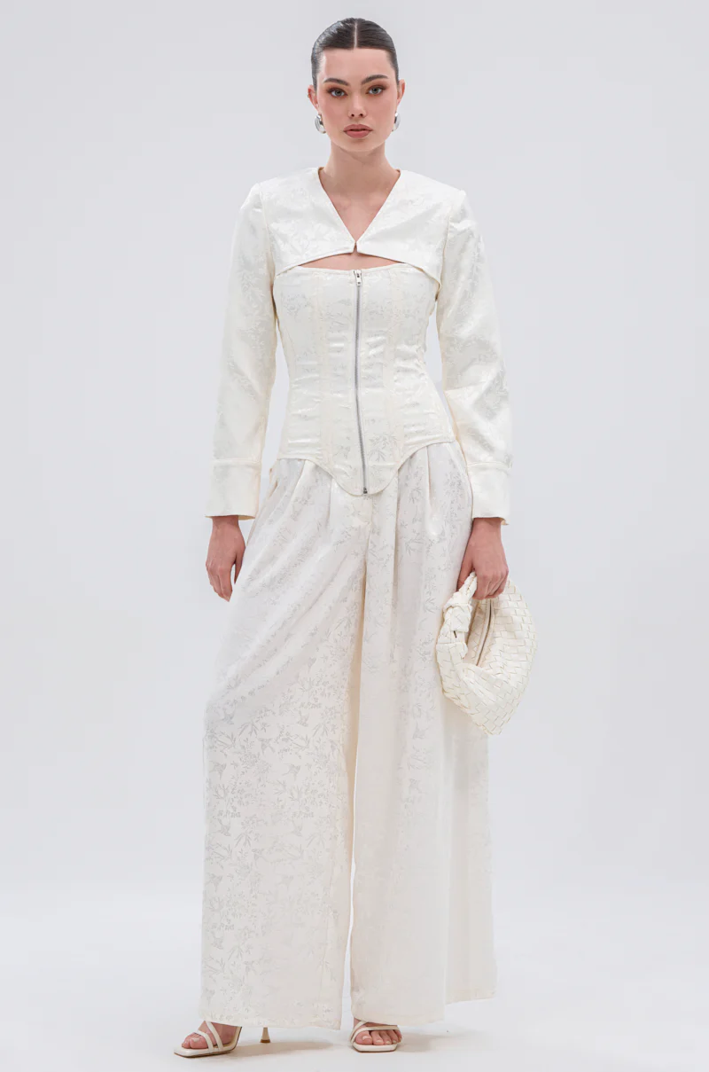DAISY DOVE JACQUARD TROUSER