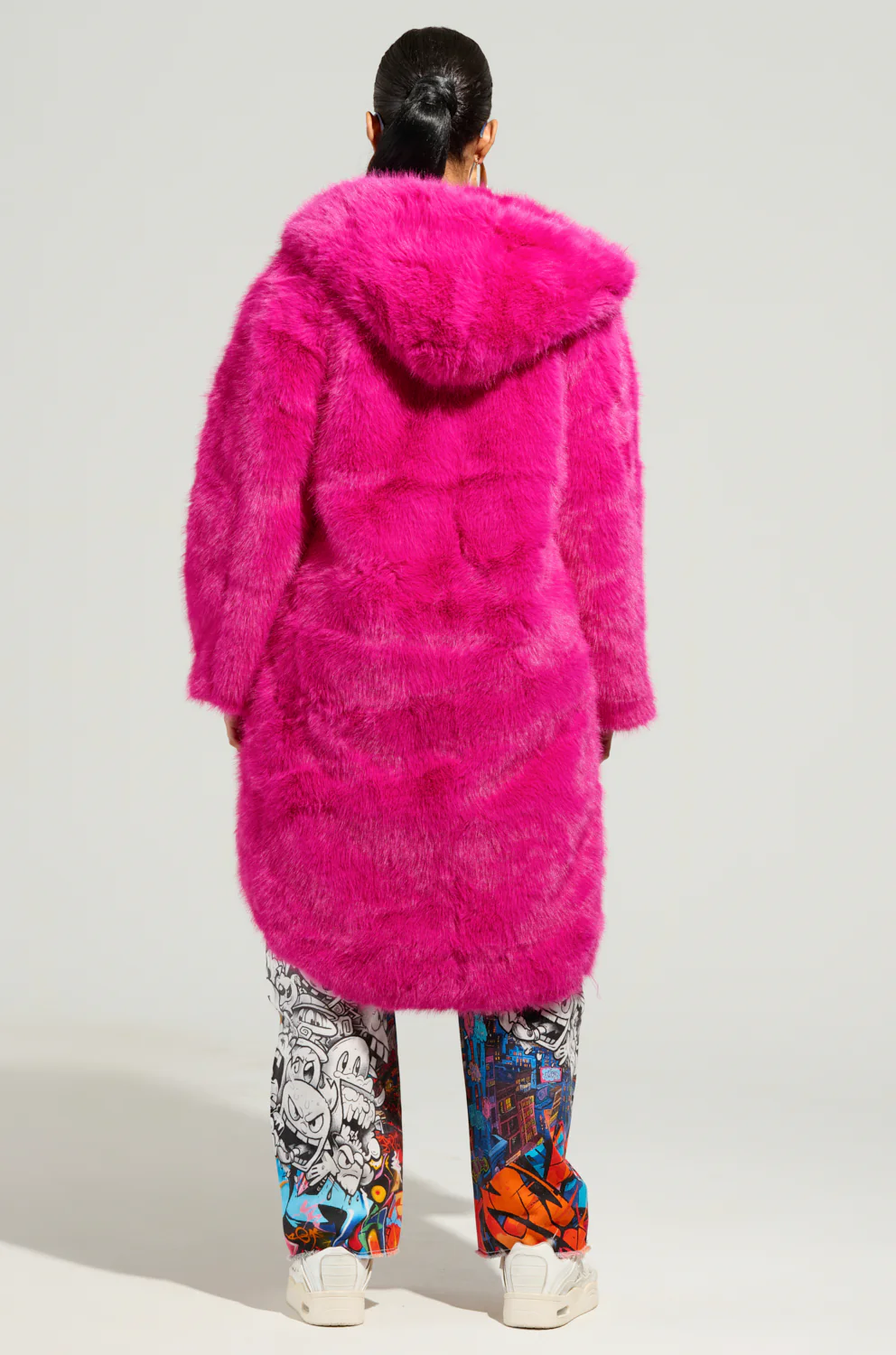 DAISY FAUX FUR COAT - Image 11