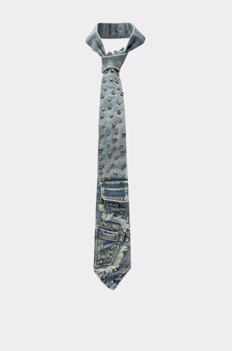 DENIM AND DIAMONDS TIE - Image 5