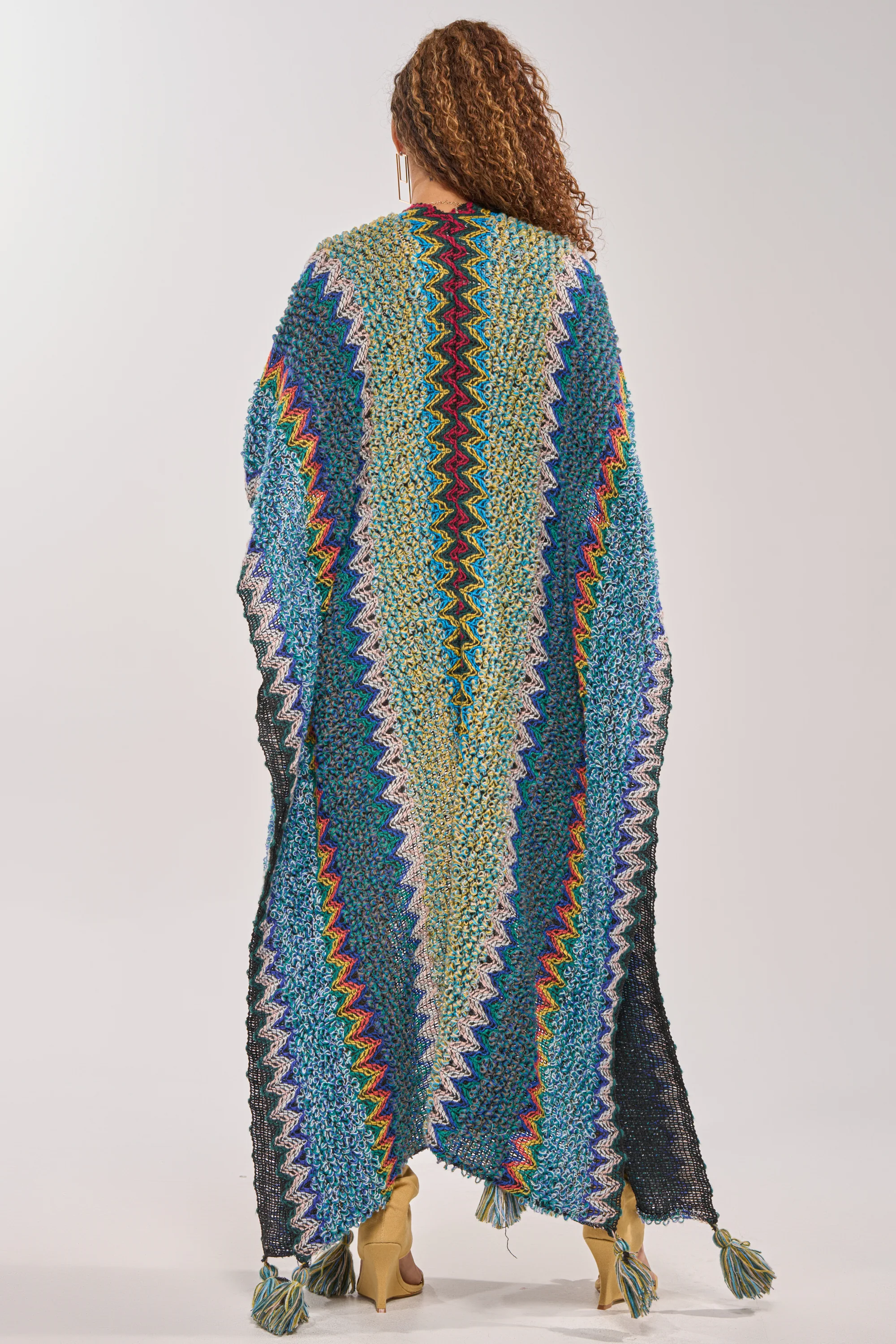 DESERT MOSAIC LONG CARDIGAN - Image 5