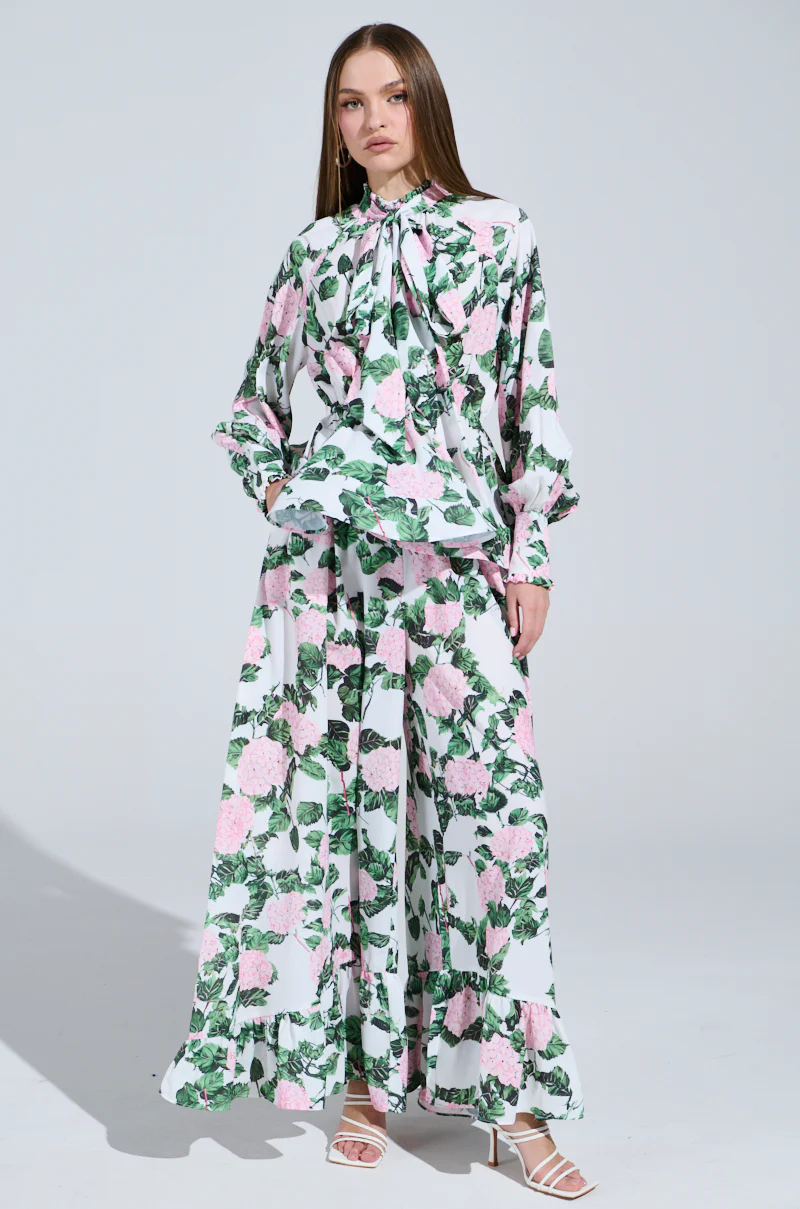 DIANE FLORAL PEPLUM BLOUSE - Image 6