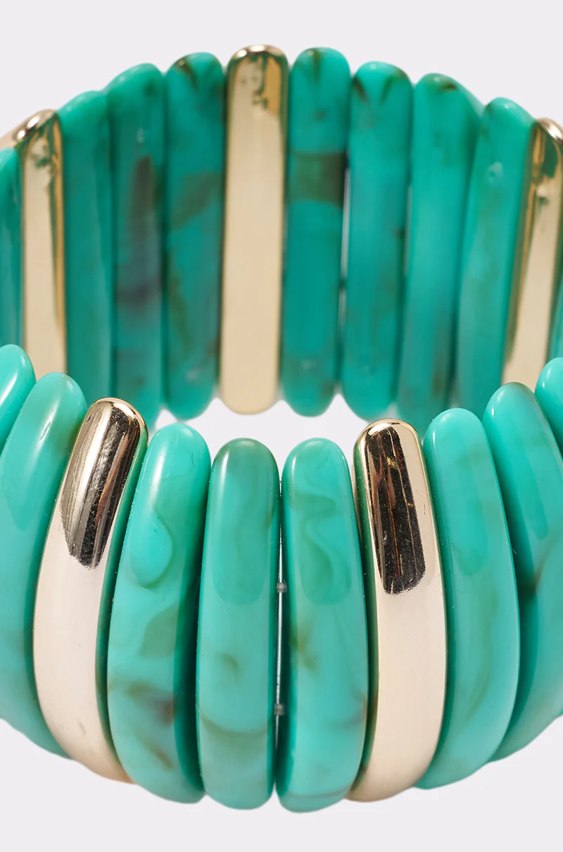 DISC BRACELET IN TURQUOISE - Image 4