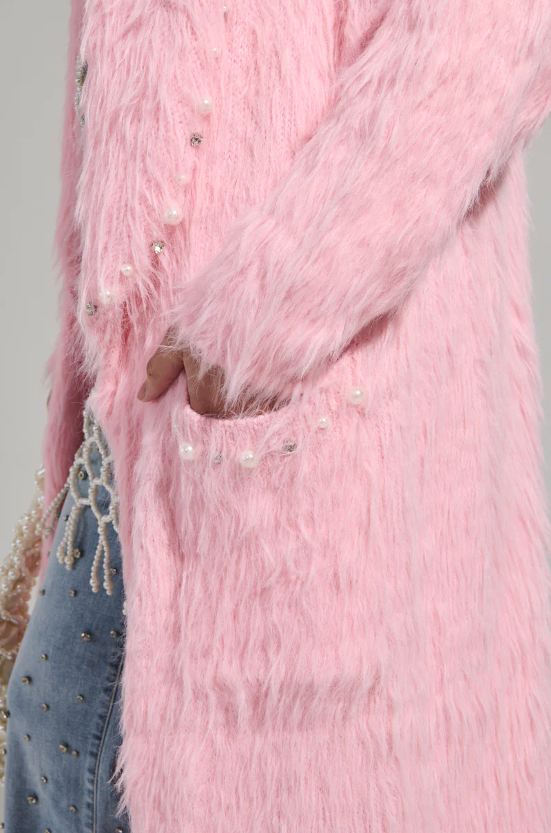 DO NOT DISTURB EMBELLISHED LONG CARDIGAN - Image 7