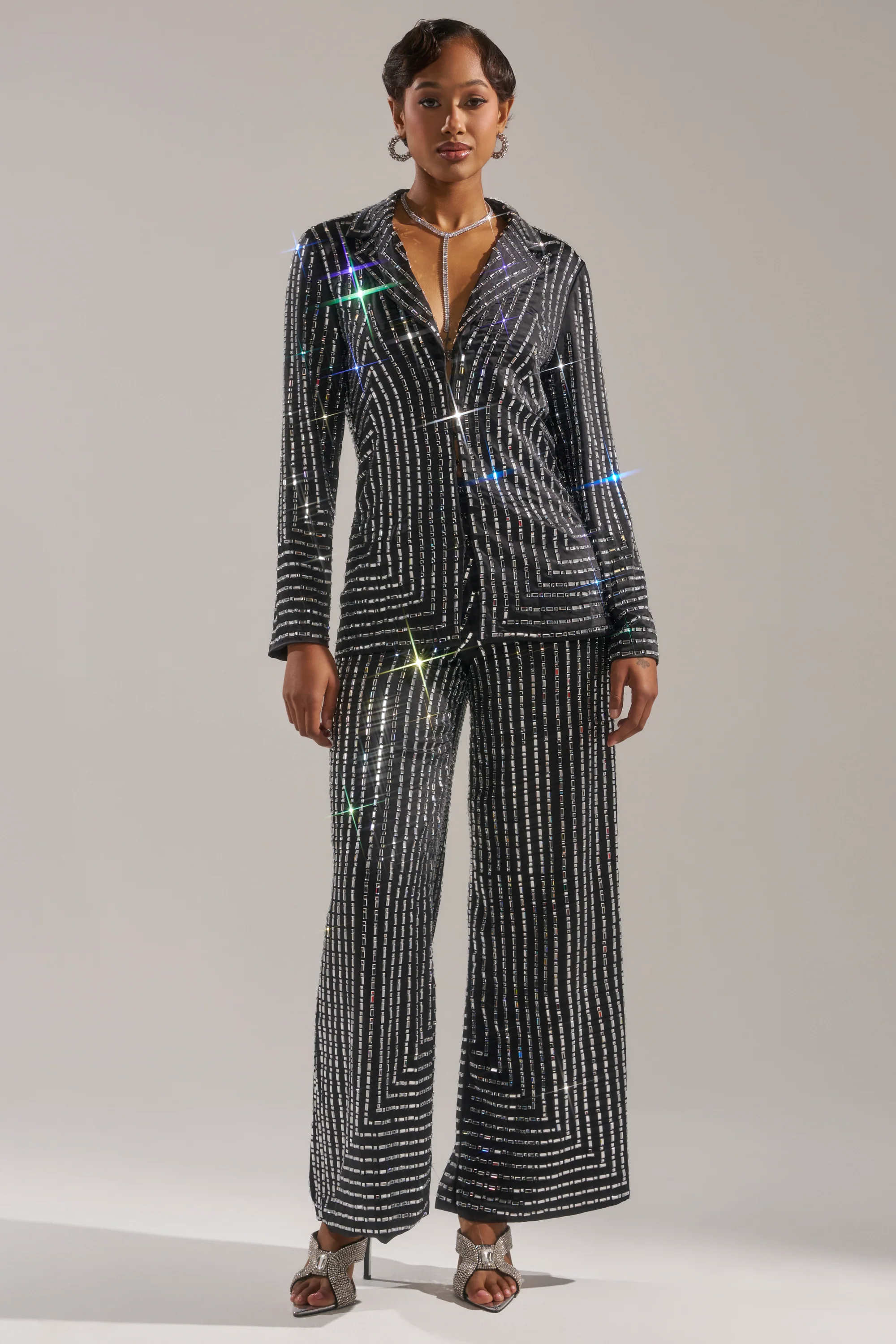DONT STARE TOO HARD RHINESTONE BLOUSE - Image 6