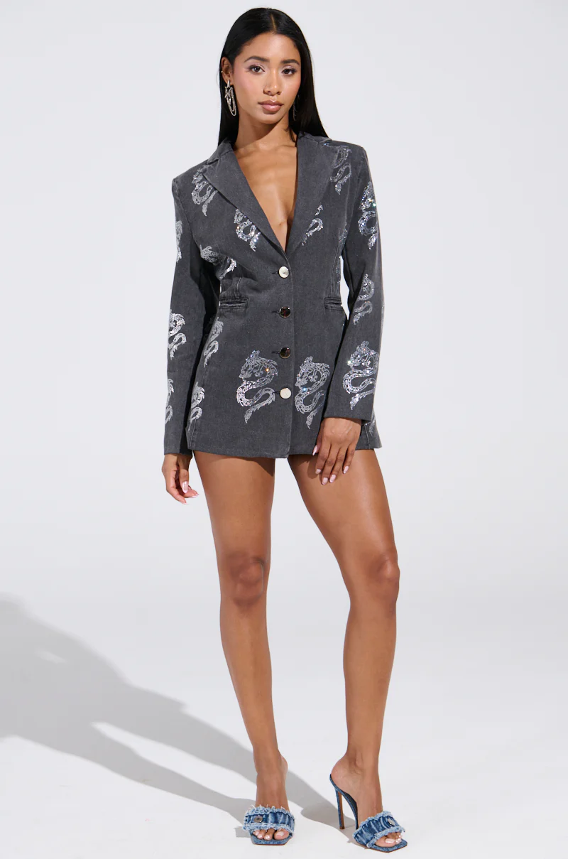 DRAGON SENSE EMBELLISHED BLAZER - Image 5
