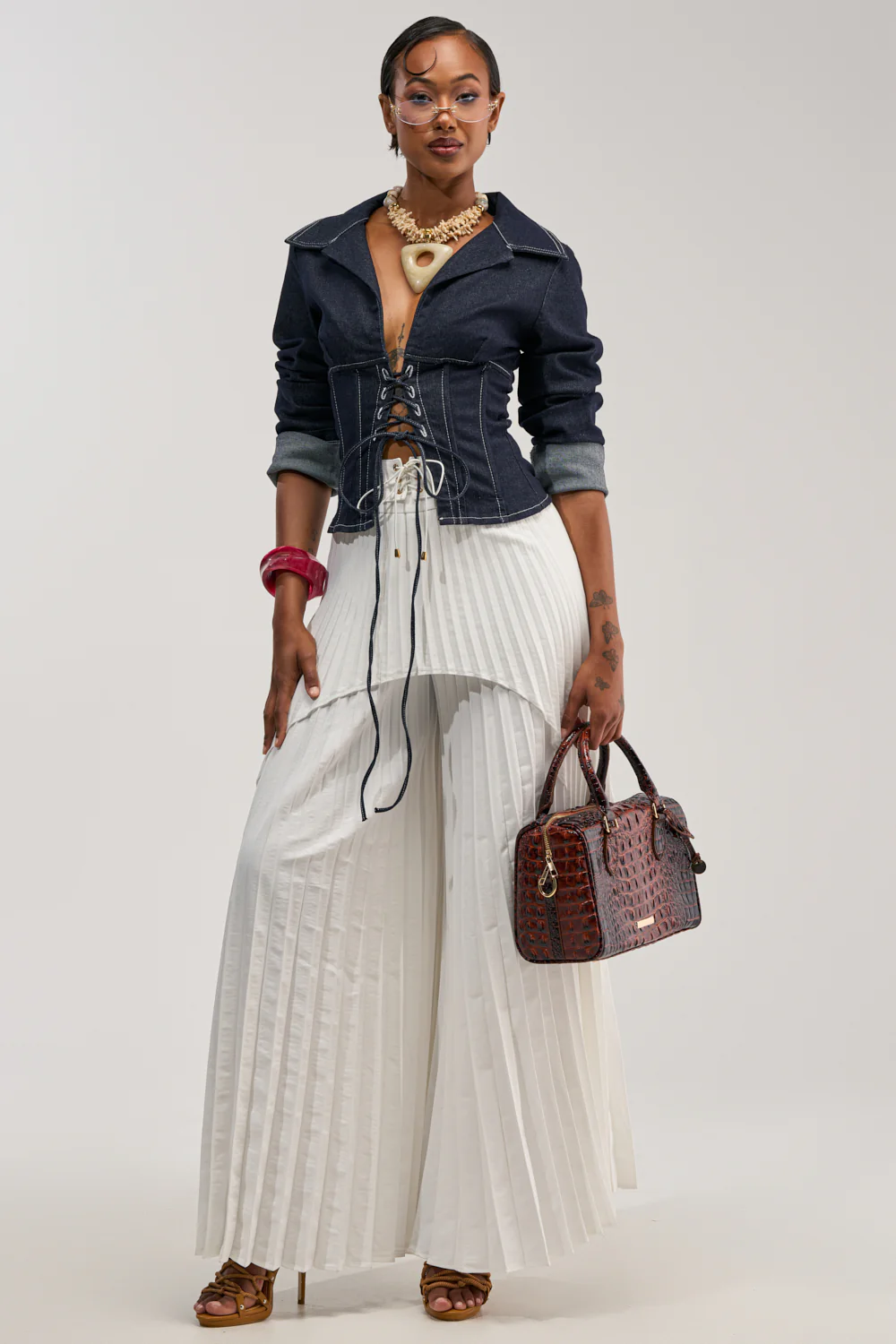DRIFTING AWAY PLEATED TROUSER - Image 7