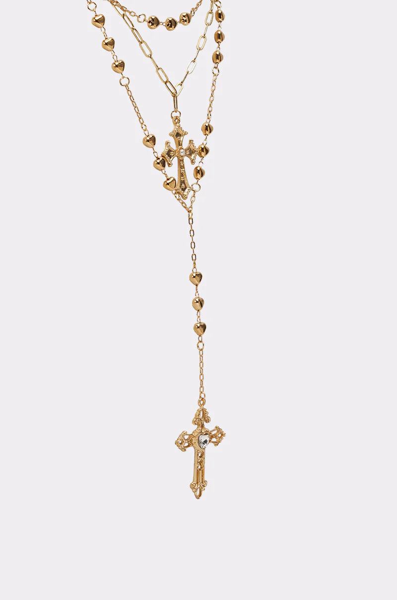 DRIPPED OUT CROSS LARIAT - Image 4