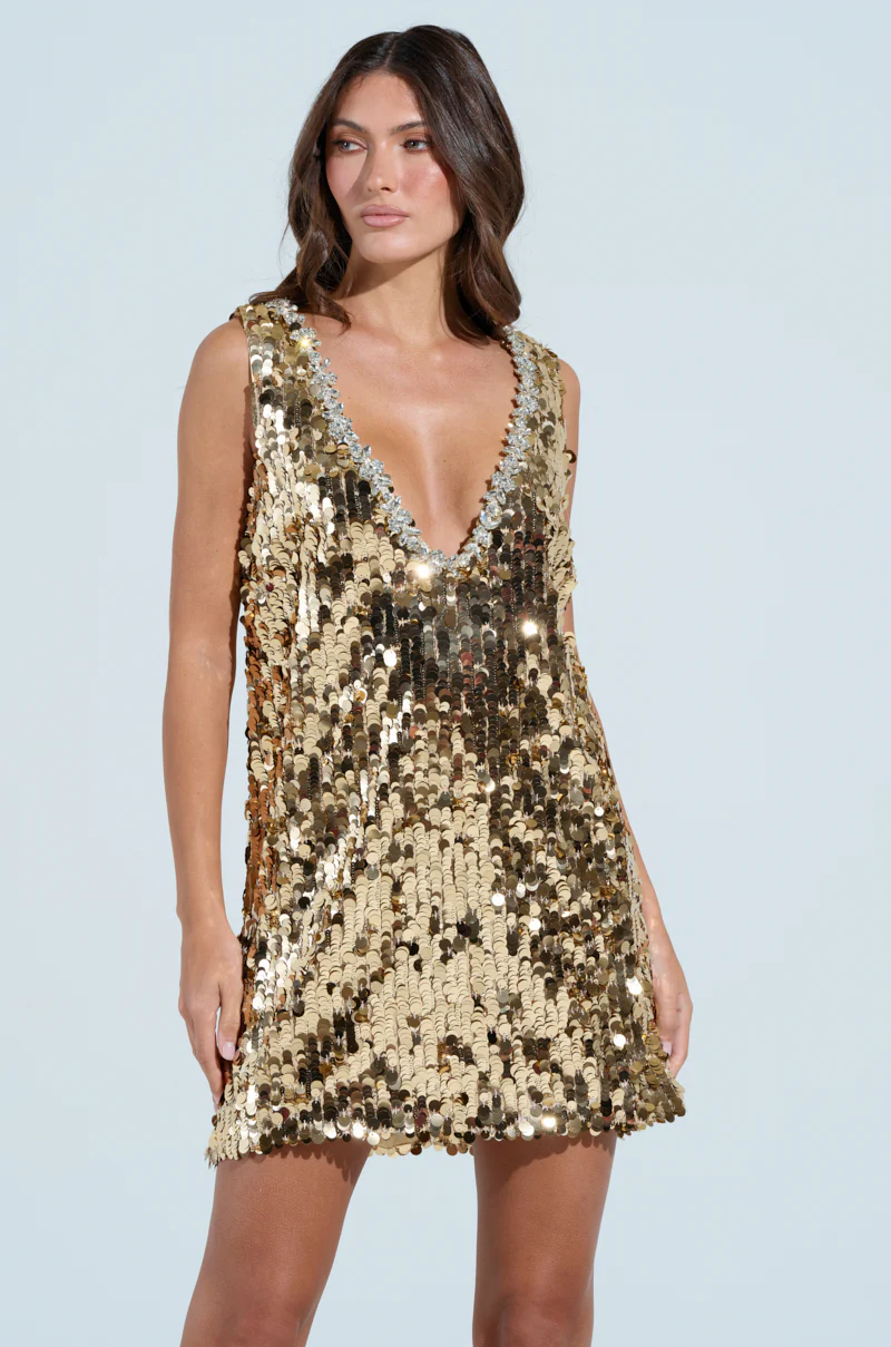 DW'S DAZZLING SEQUIN MINI DRESS - Image 2