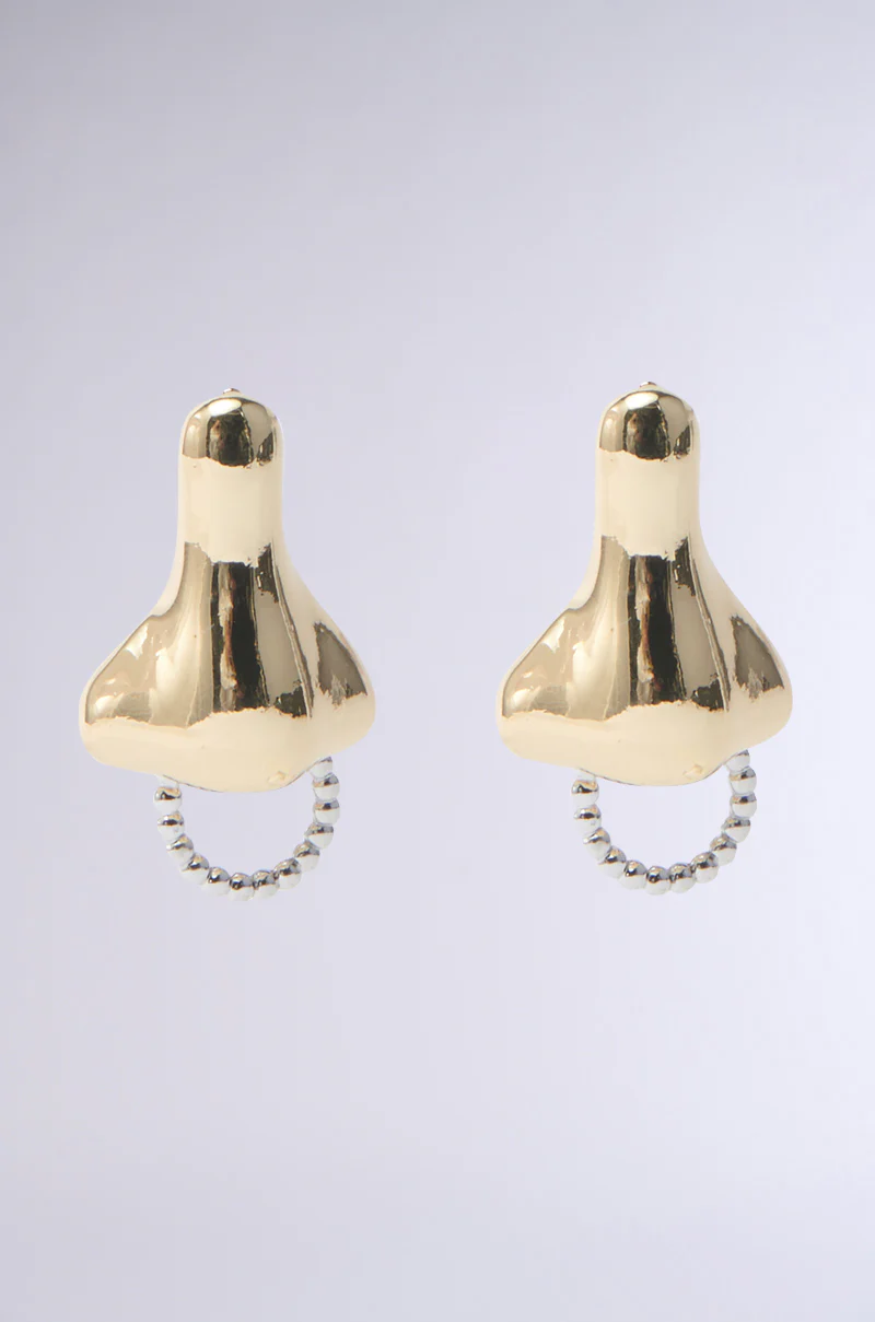 NEVER SAY GOLD NOSE EARRING