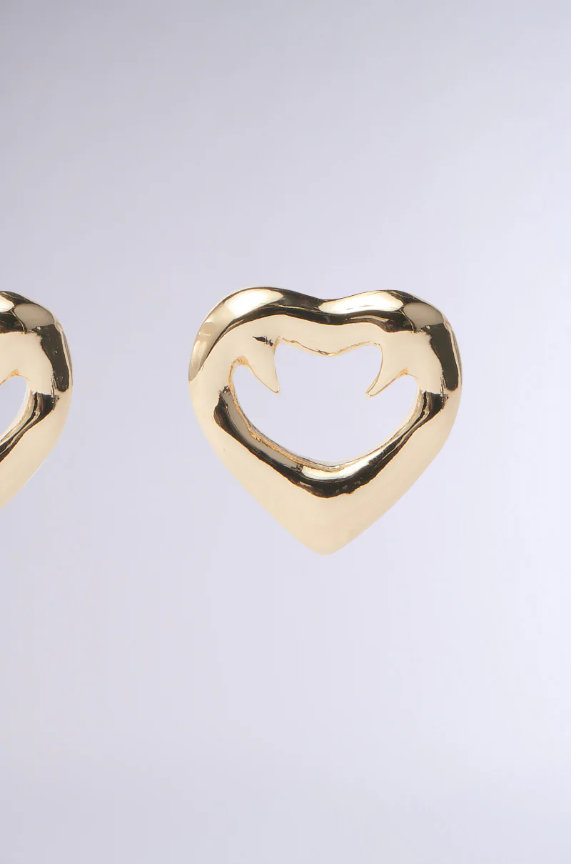 LOVE KILLS GOLD EARRING - Image 4