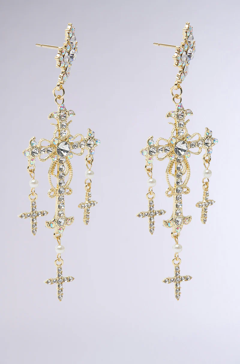 DON'T BE CROSS EARRING - Image 3