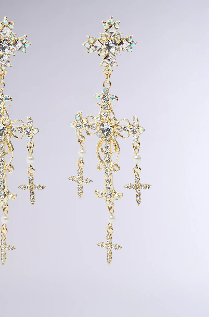 DON'T BE CROSS EARRING - Image 4