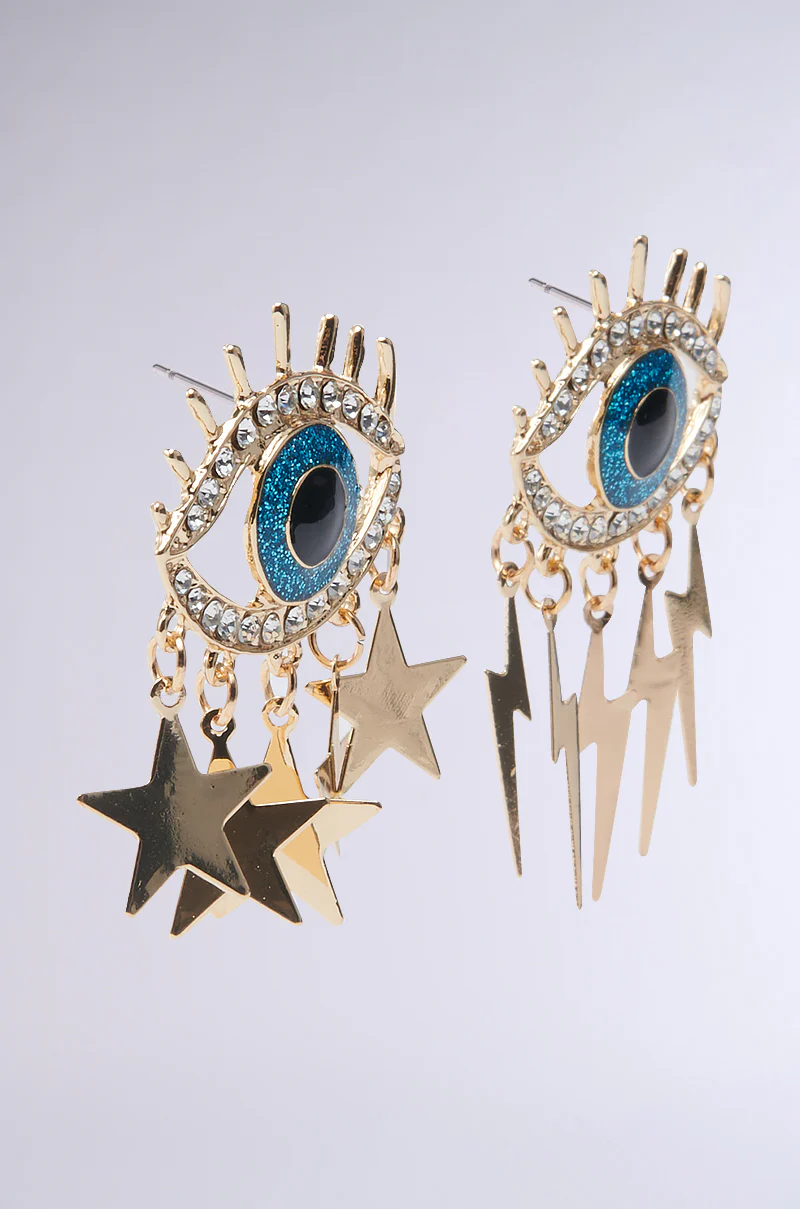 ALL EYES ON ME GOLD EARRING - Image 3