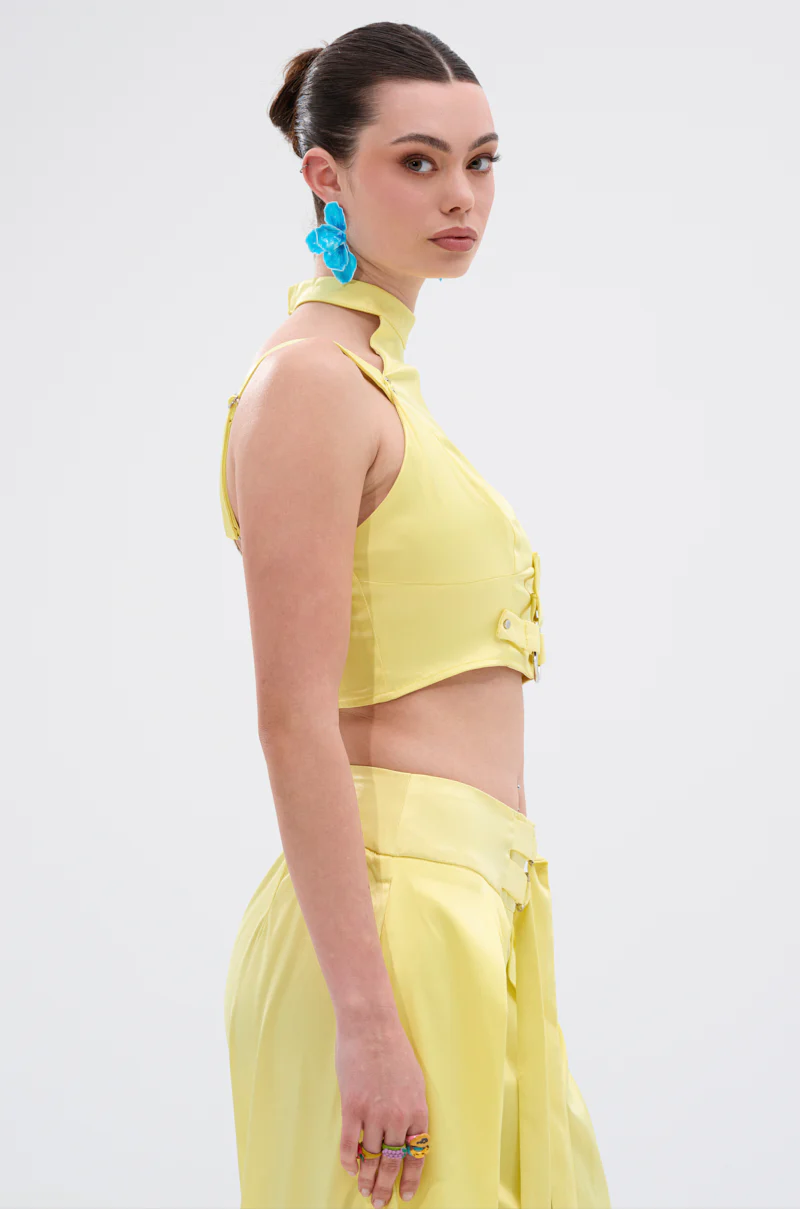 ELECTRIC SATIN BLOUSE - Image 2