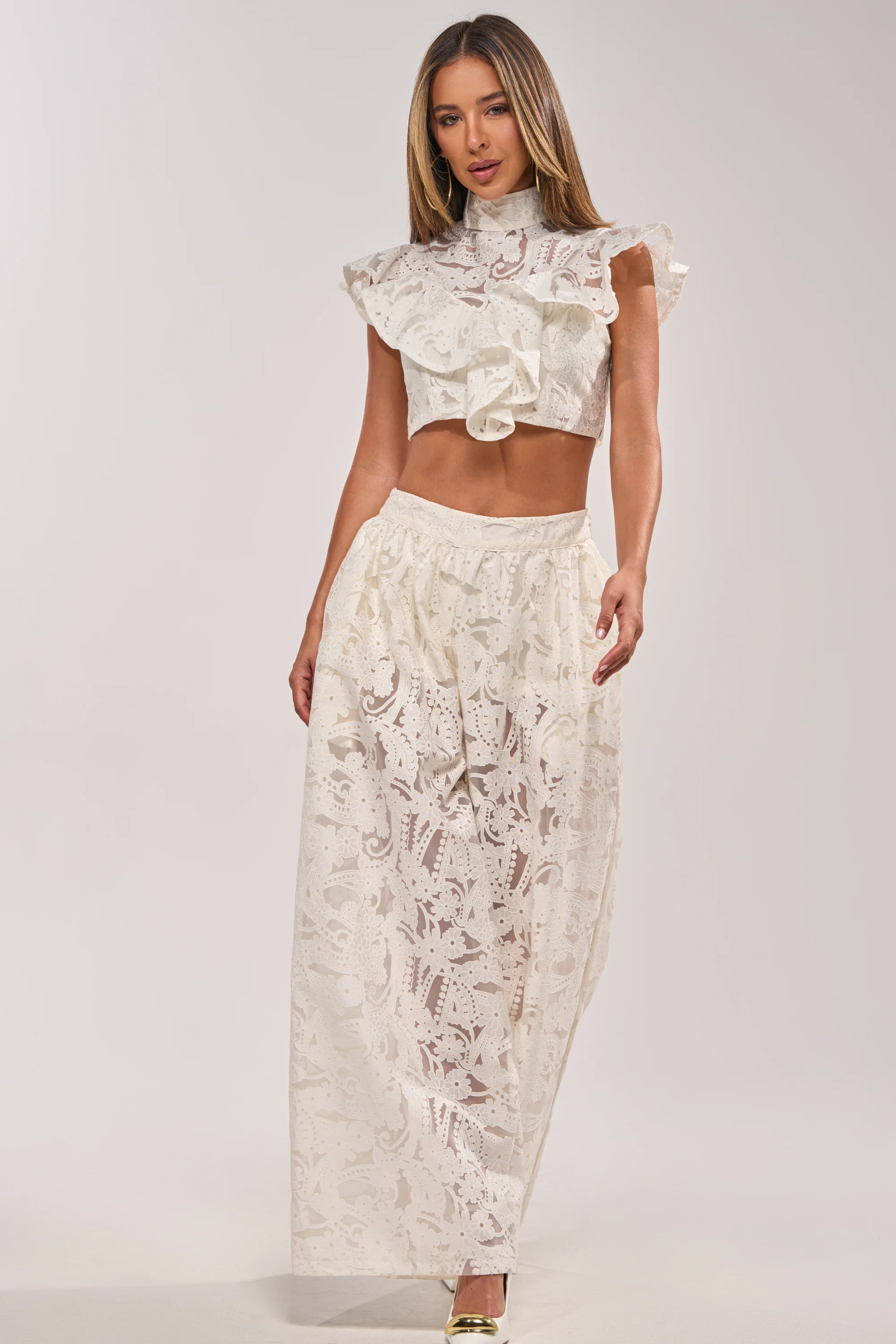EMMA EMBROIDERED BALLOON PANT - Image 7