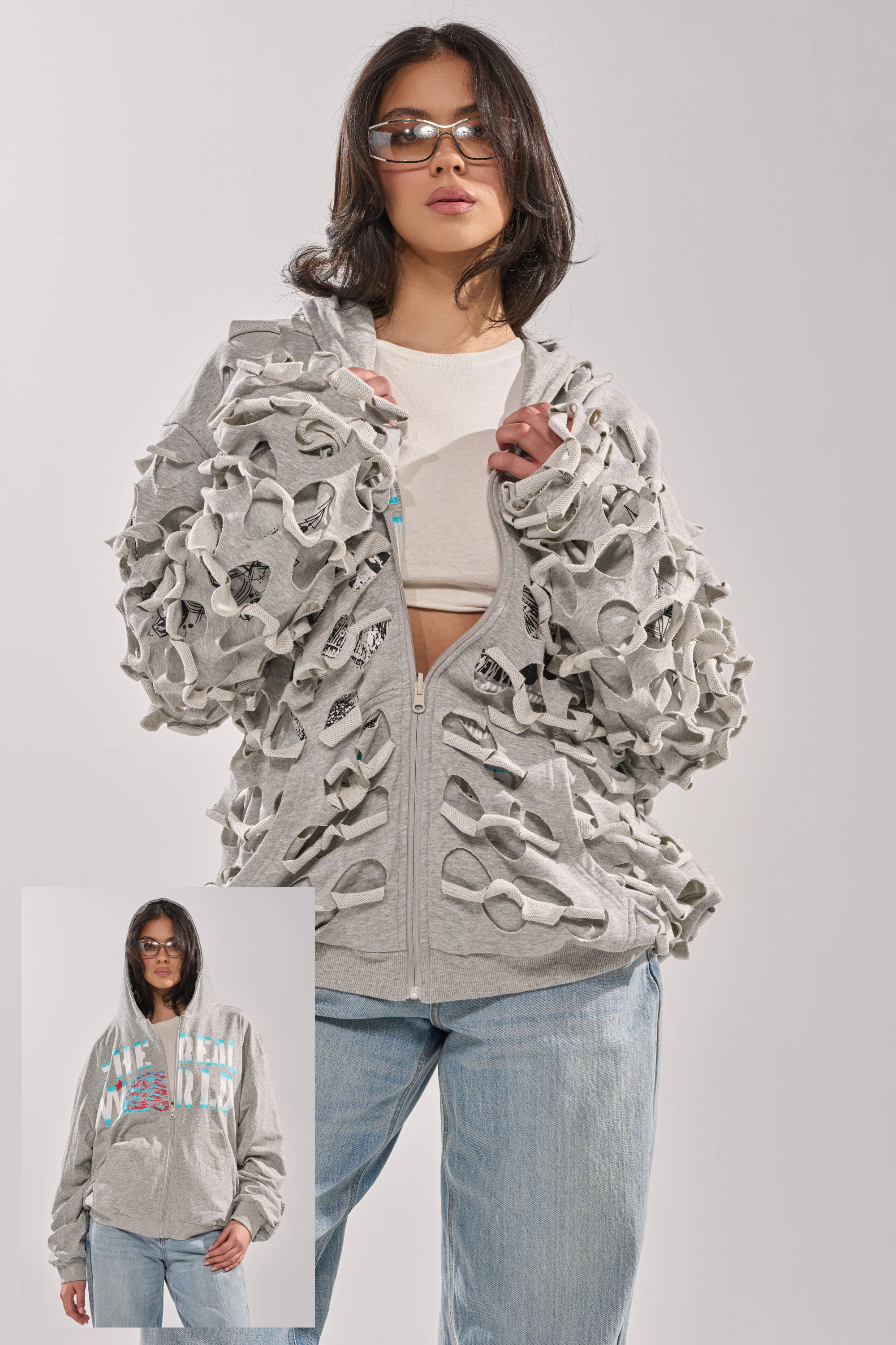 EPIC REVERSIBLE ZIP UP SWEATSHIRT