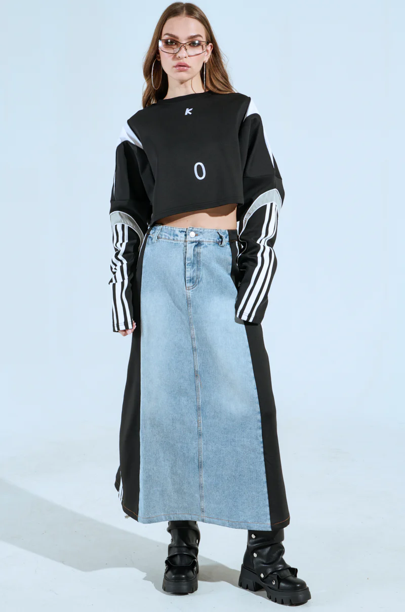 FAIR GAME MAXI SKIRT