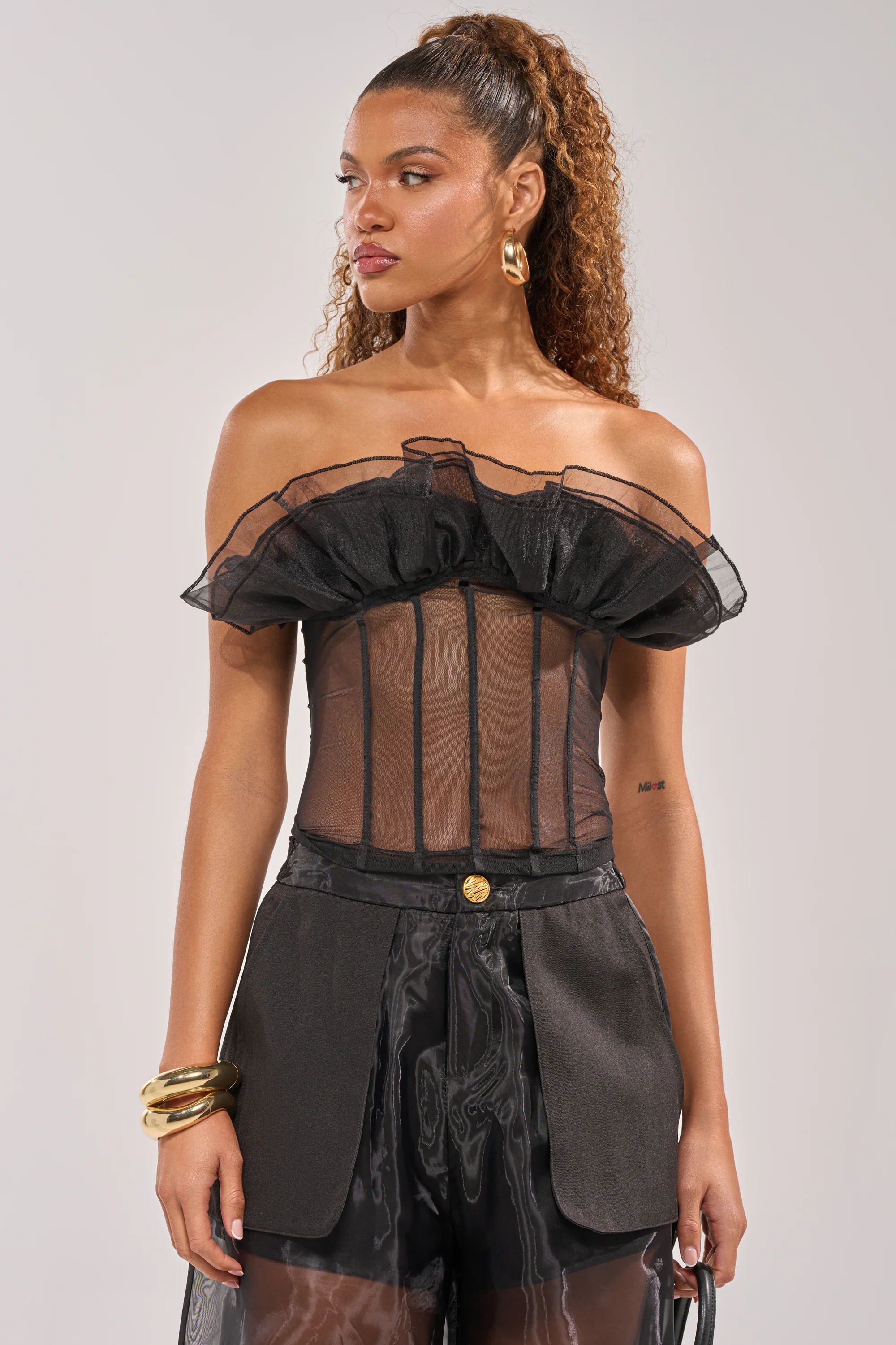 FAN OUT SHEER CORSET - Image 3