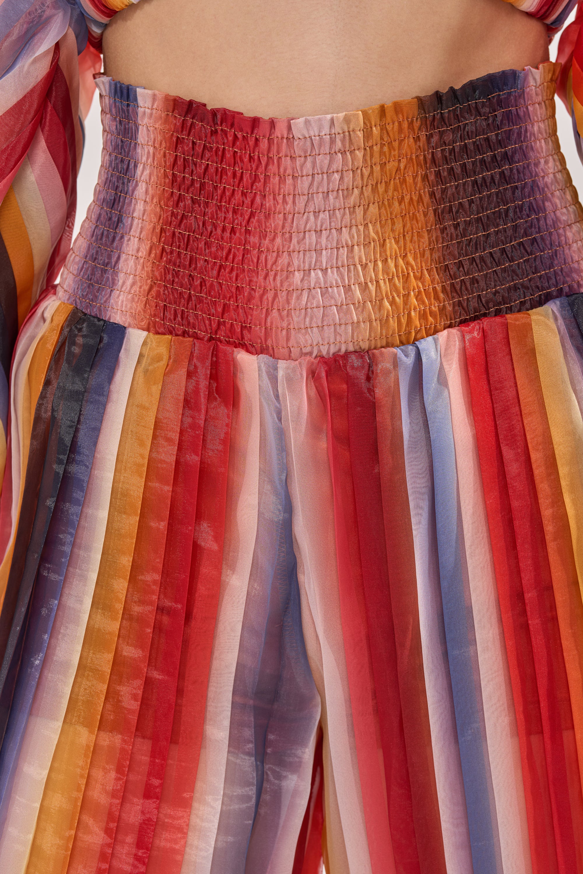 FANNED OUT CHIFFON PANT - Image 6