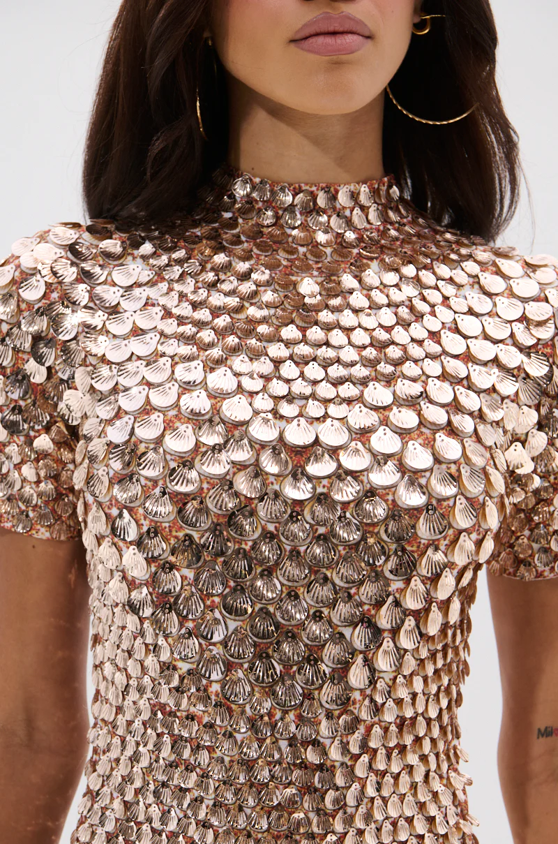 FAR FROM BASIC SEQUIN MINI DRESS - Image 8