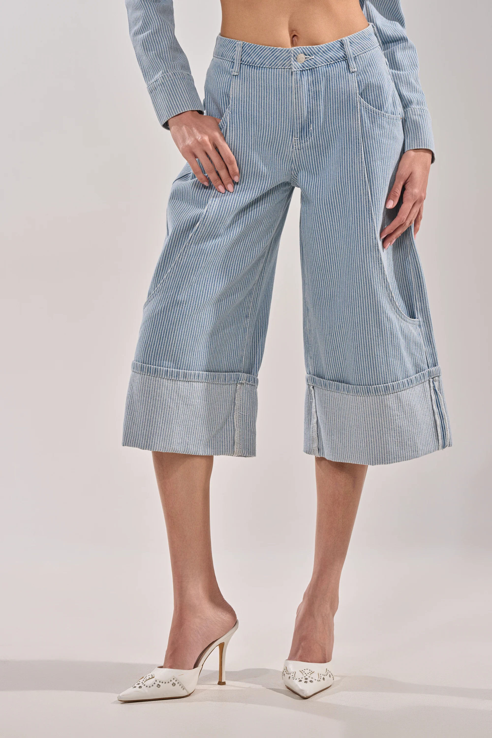 FEEL FREE STRIPE GAUCHO - Image 2