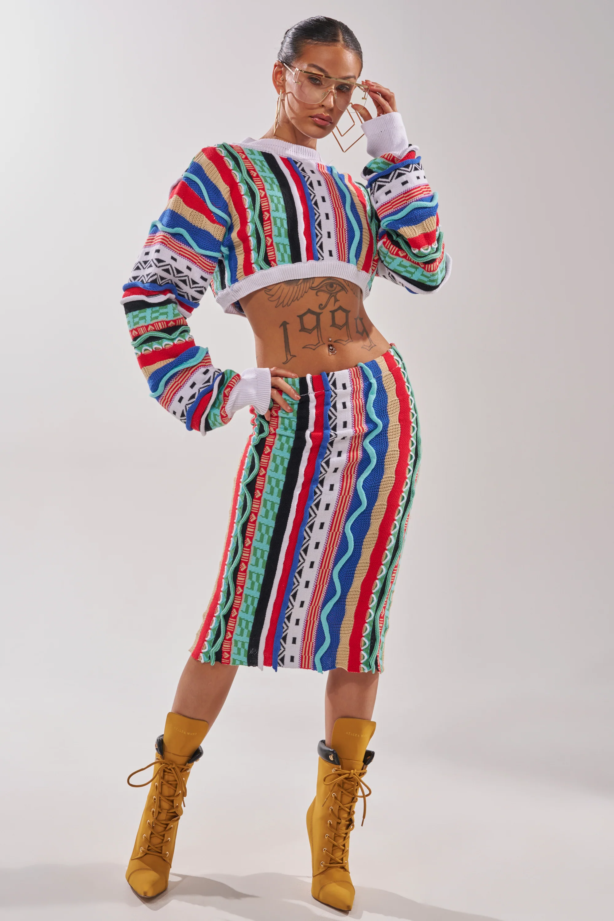FEELING THE VIBES CROP SWEATER - Image 7