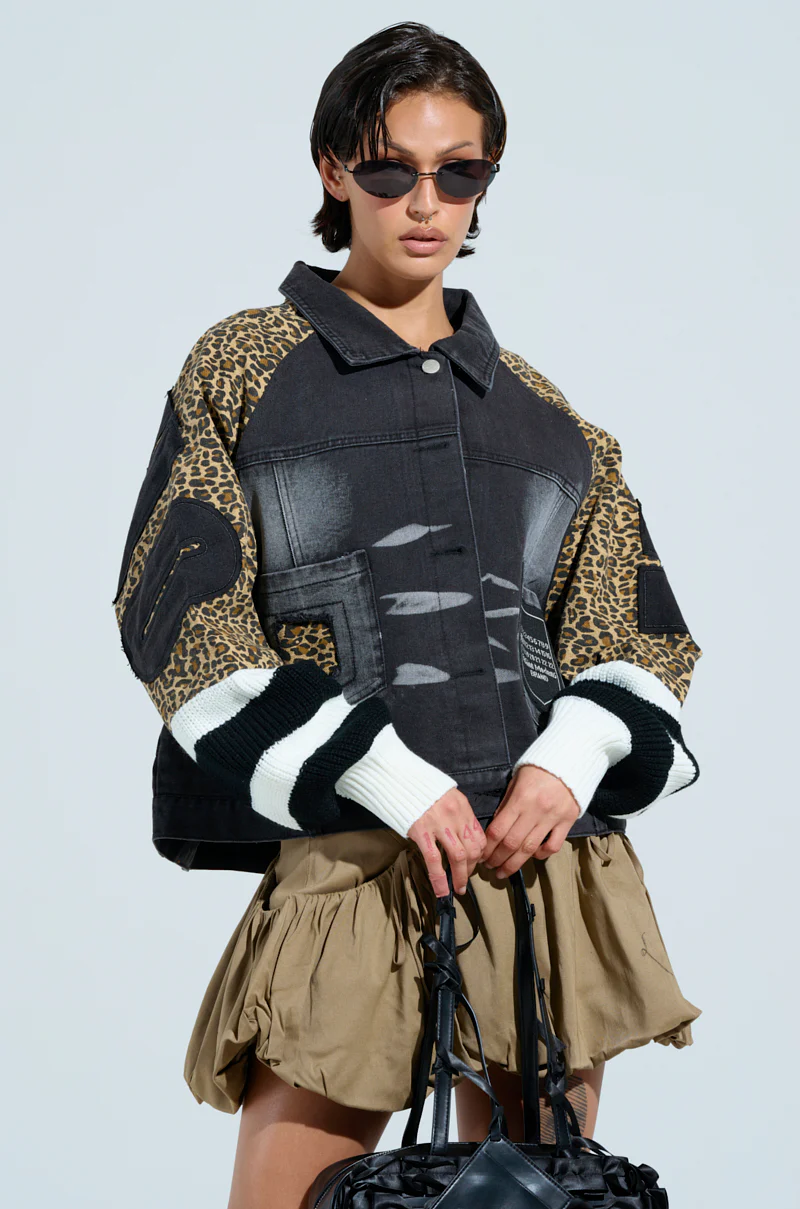 FIERCE CHEETAH BOMBER JACKET - Image 4
