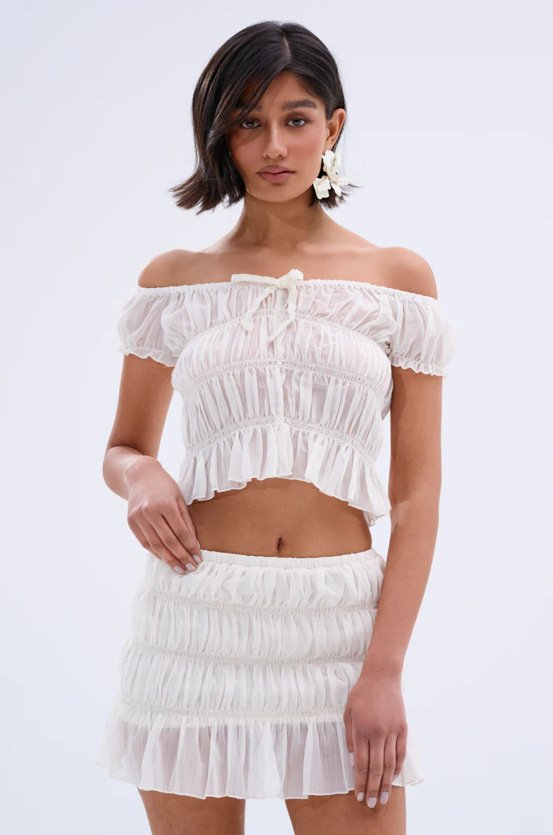 FLIRT WITH ME OFF THE SHOULDER BLOUSE - Image 3