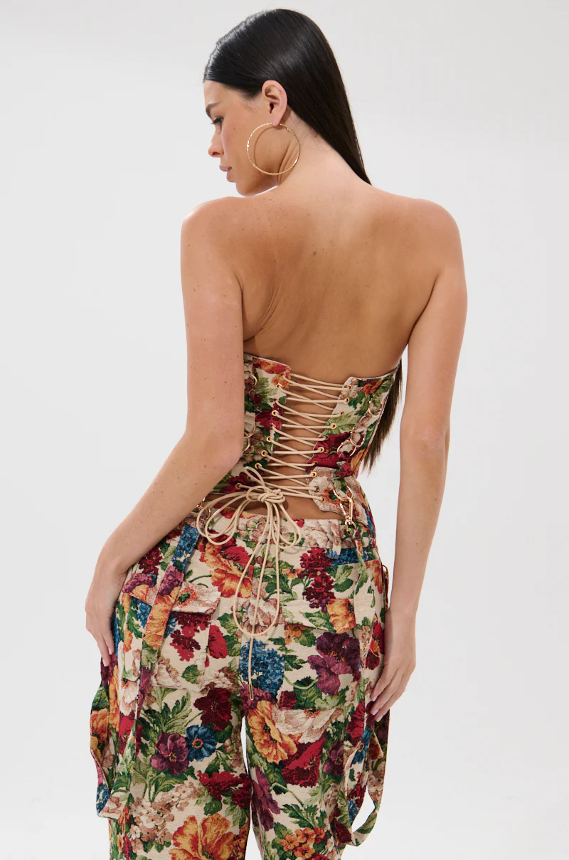 FLORAL FOR DAYS BROCADE CORSET - Image 6